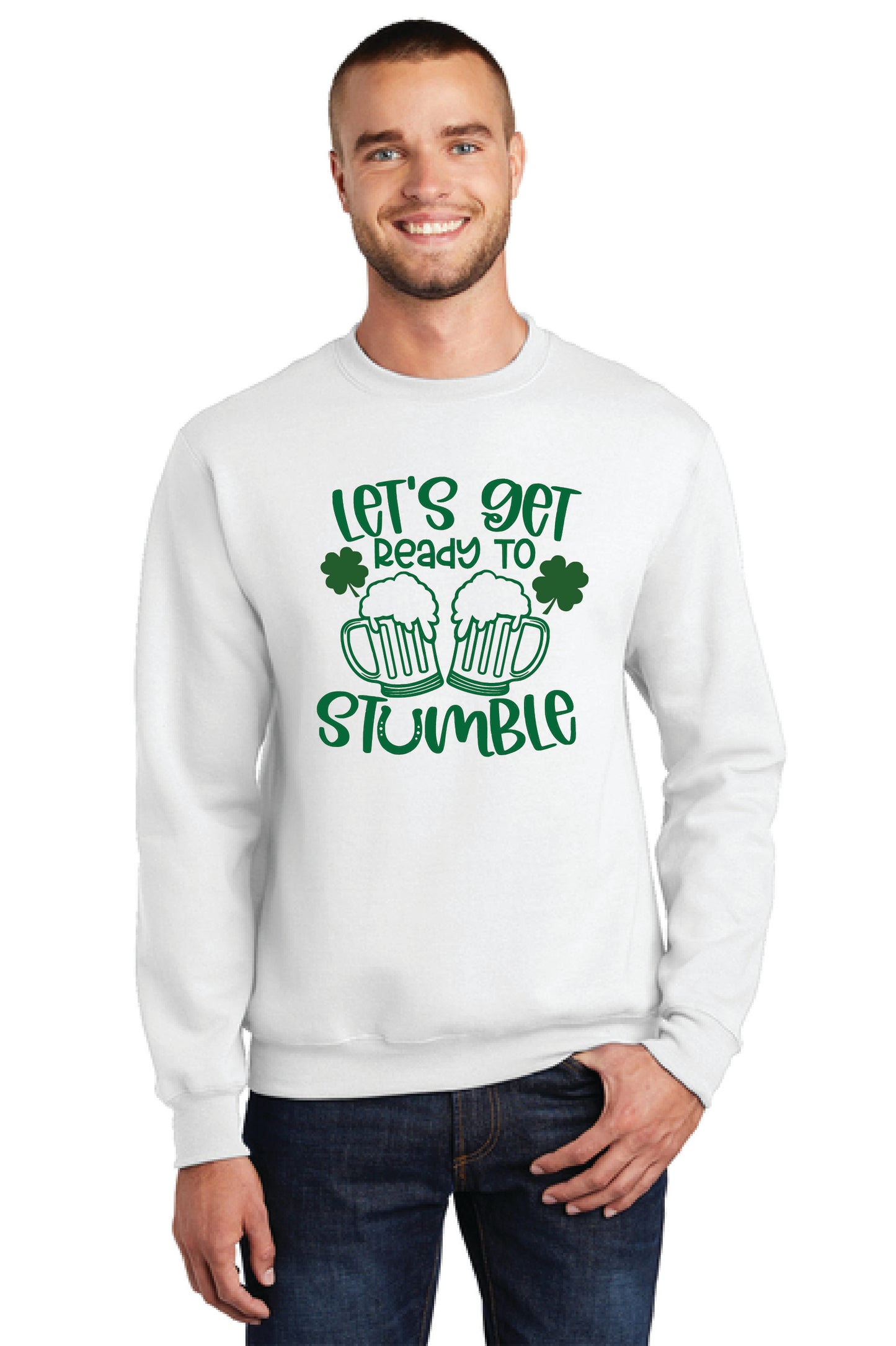 READY TO RUMBLE PC78 Port & Company® Core Fleece Crewneck Sweatshirt 23