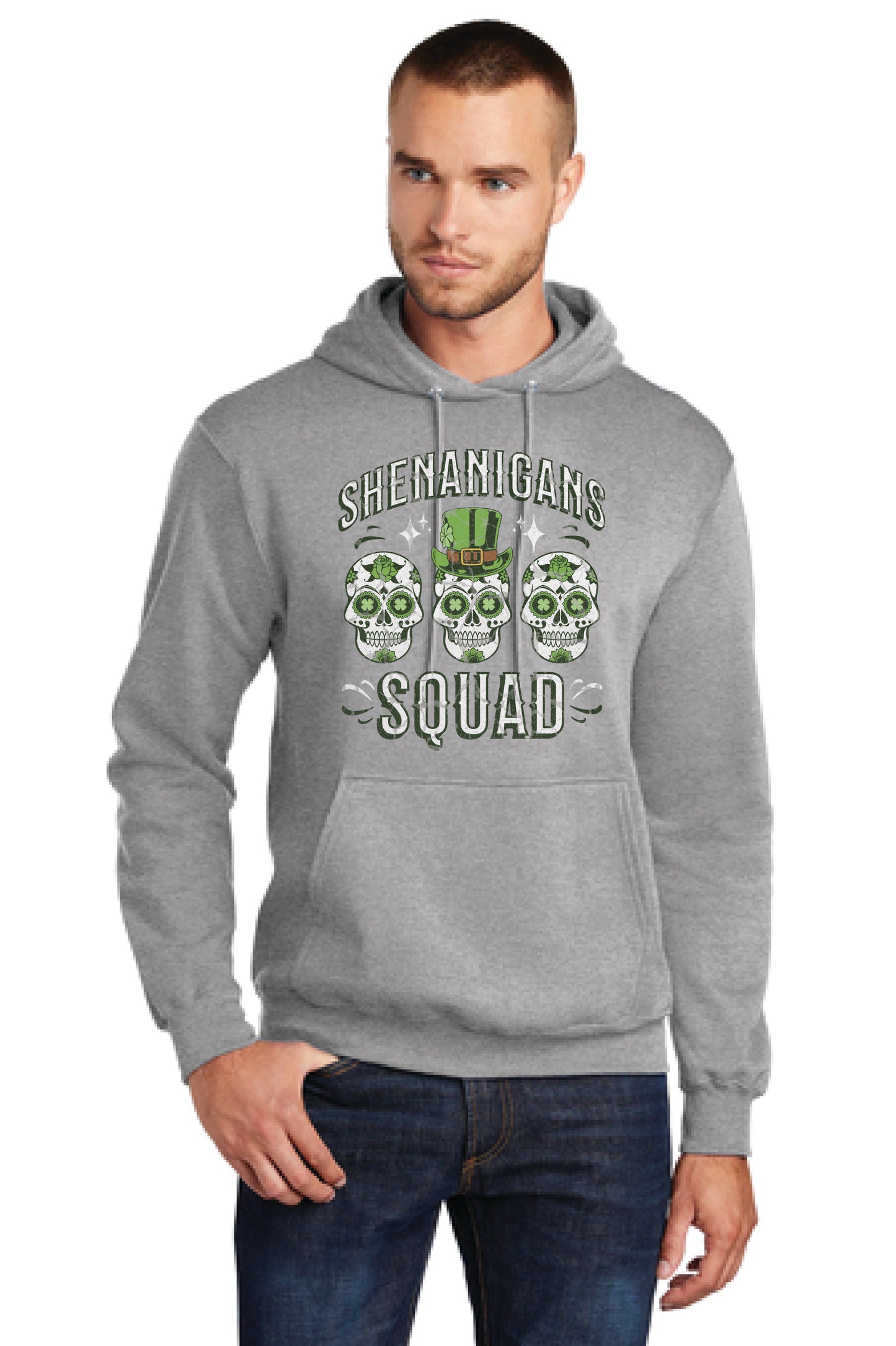 SHENANIGANS SQUAD PC78H Port & Company® Core Fleece Pullover Hooded Sweatshirt 11