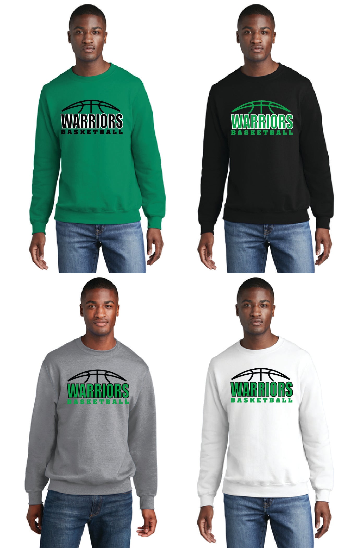 WEST BRANCH BASKETBALL PC78 Port & Company® Core Fleece Crewneck Sweatshirt 2