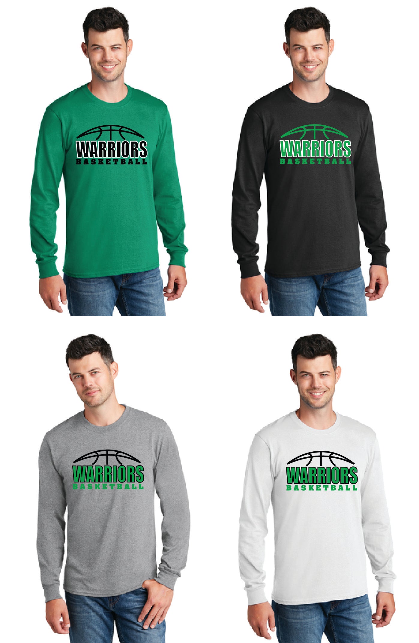WEST BRANCH BASKETBALL PC55LS Port & Company® Long Sleeve Core Blend Tee 2