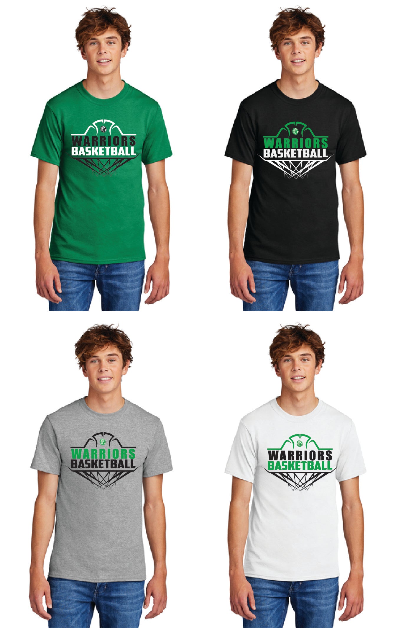 WEST BRANCH BASKETBALL PC55LS Port & Company® Core Blend Tee 5