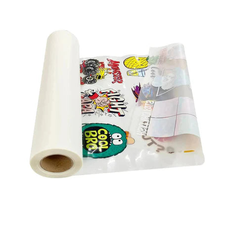 DTF Transfer Film 12" x 328FT Double-Side Hot Peel – 3 Sec Press, Instant Peel Film