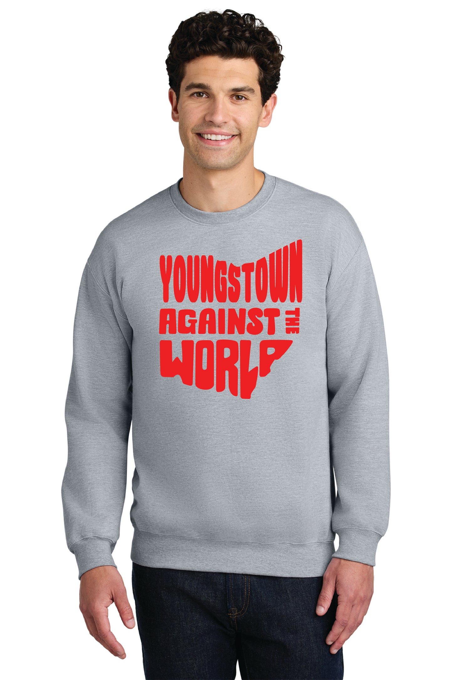 YOUNGSTOWN AGAINST THE WORLD SF000 Gildan® Softstyle® Crewneck Sweatshirt 3