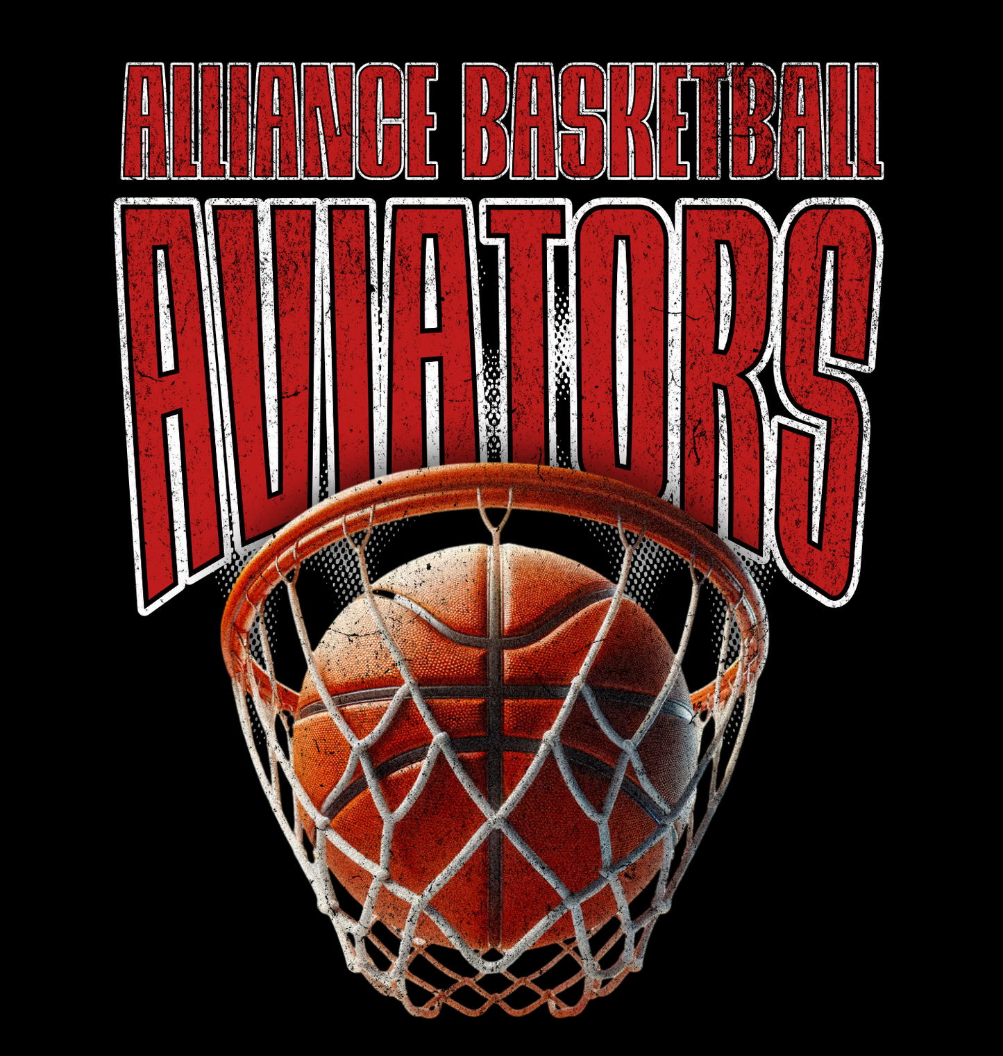 ALLIANCE AVIATORS Basketball PC55 Port & Company® Core Blend Tee 1