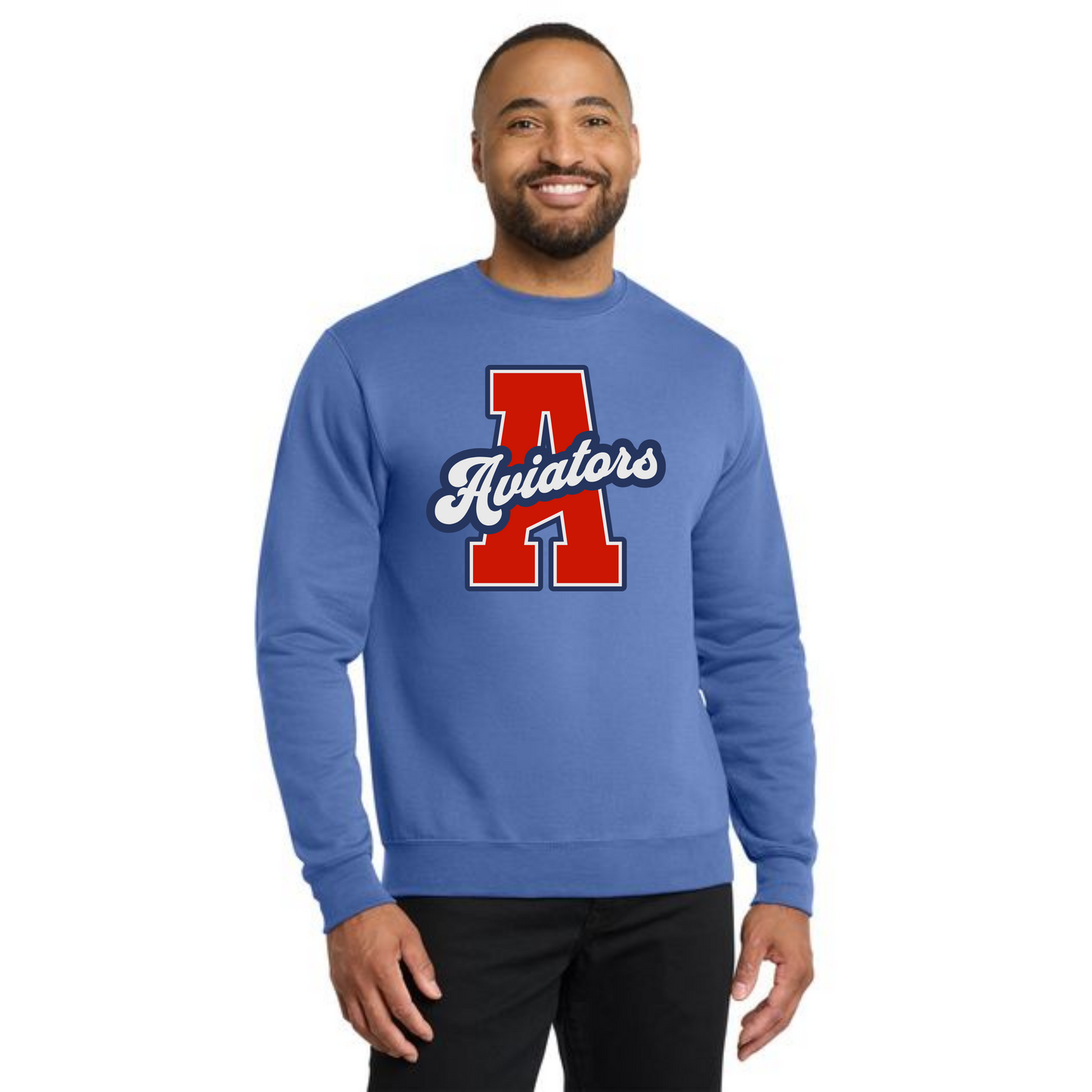 ALLIANCE AVIATORS Basketball PC78 Port & Company® Core Fleece Crewneck Sweatshirt 3