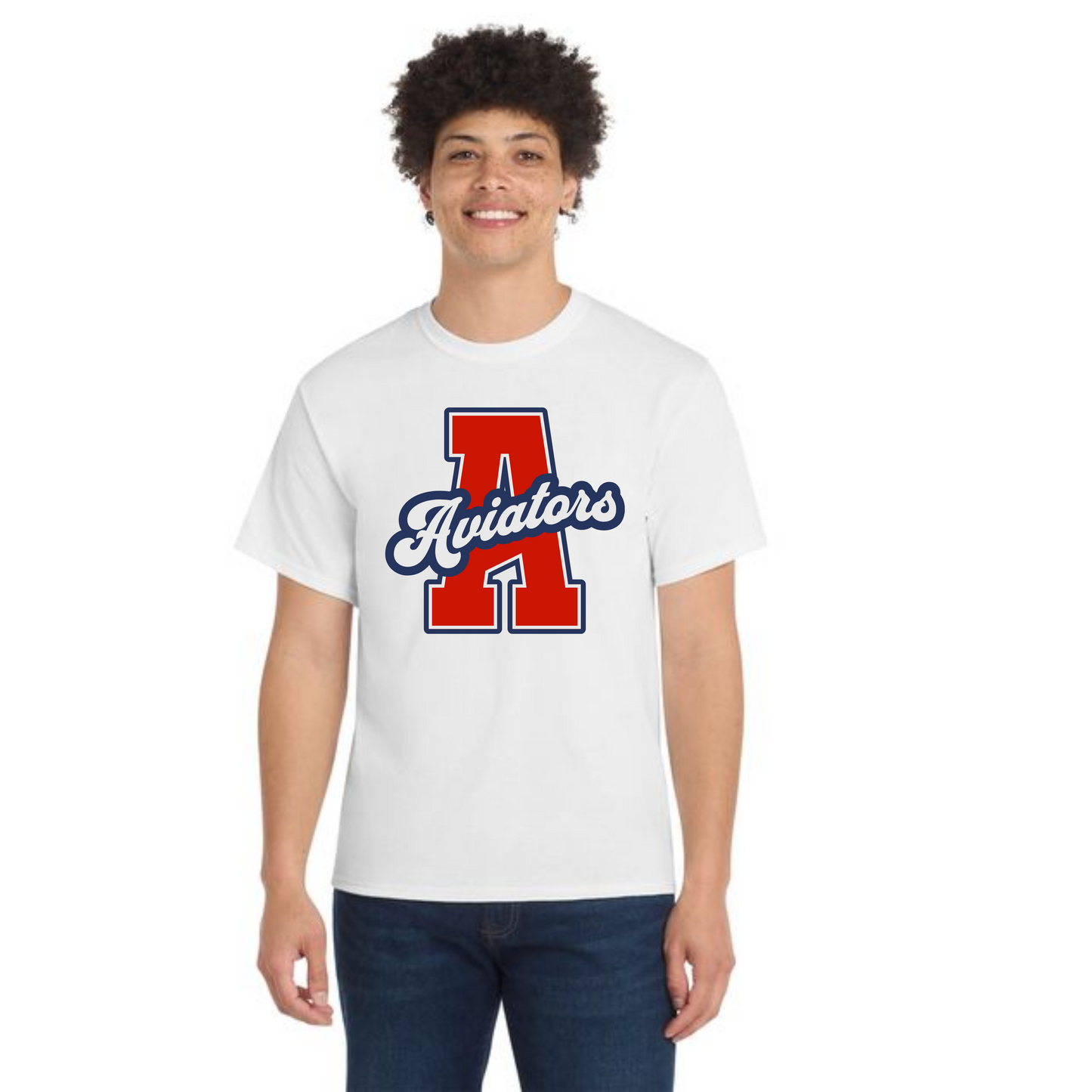 ALLIANCE AVIATORS Basketball PC55 Port & Company® Core Blend Tee 3