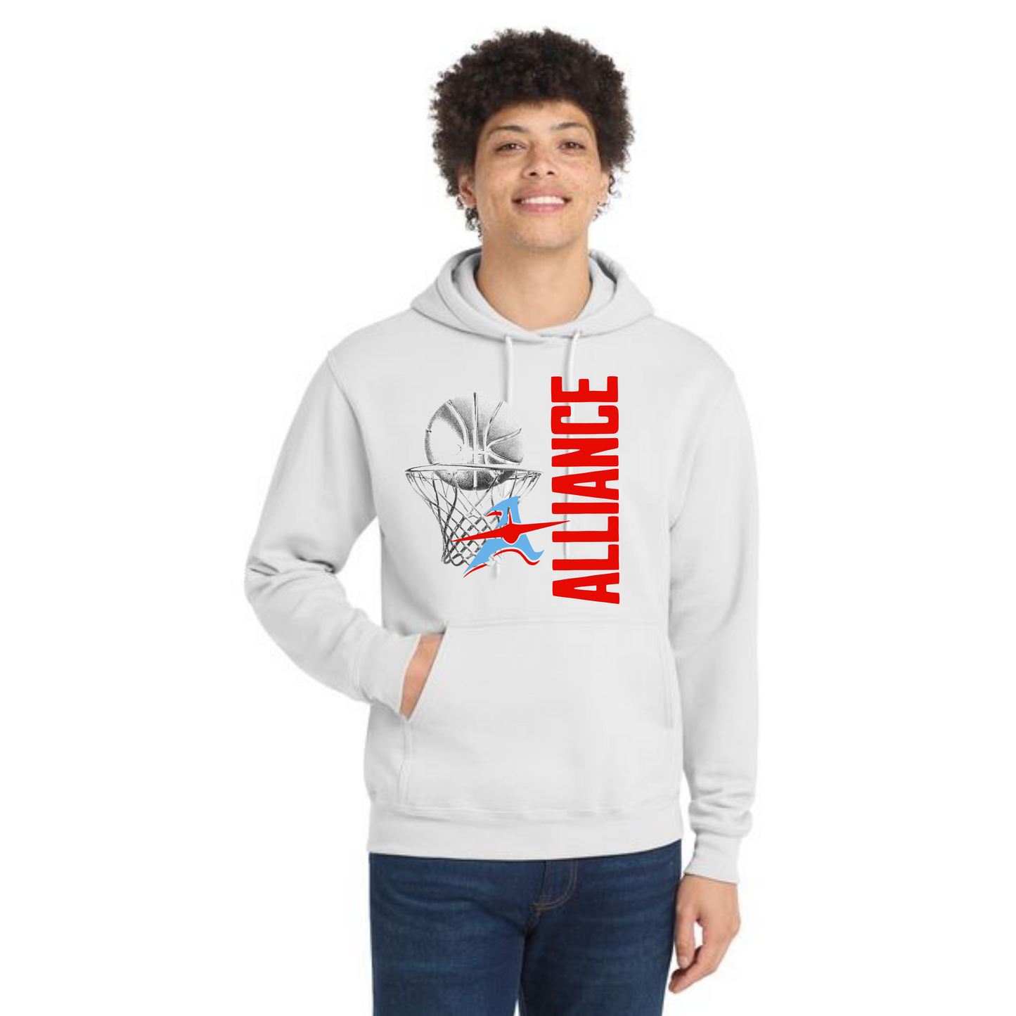 ALLIANCE AVIATORS Basketball PC78H Port & Company® Core Fleece Pullover Hooded Sweatshirt 5