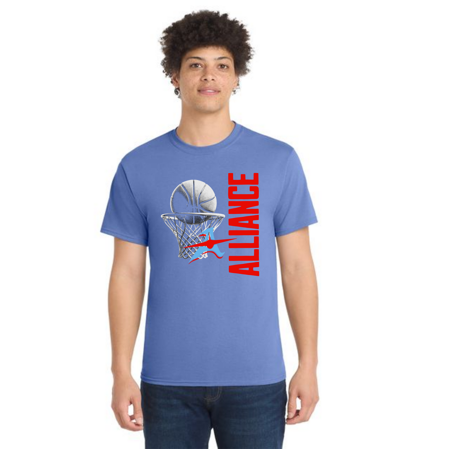 ALLIANCE AVIATORS Basketball PC55 Port & Company® Core Blend Tee 5