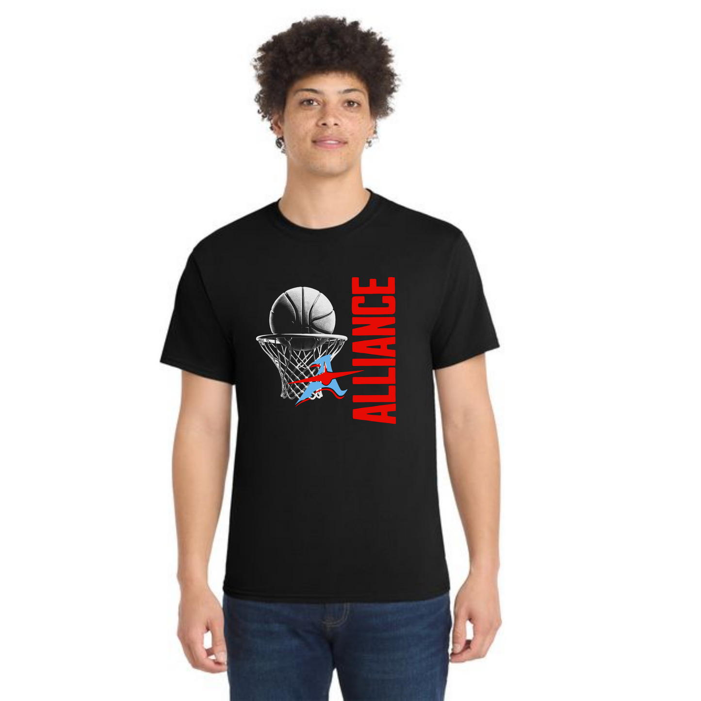 ALLIANCE AVIATORS Basketball PC55 Port & Company® Core Blend Tee 5