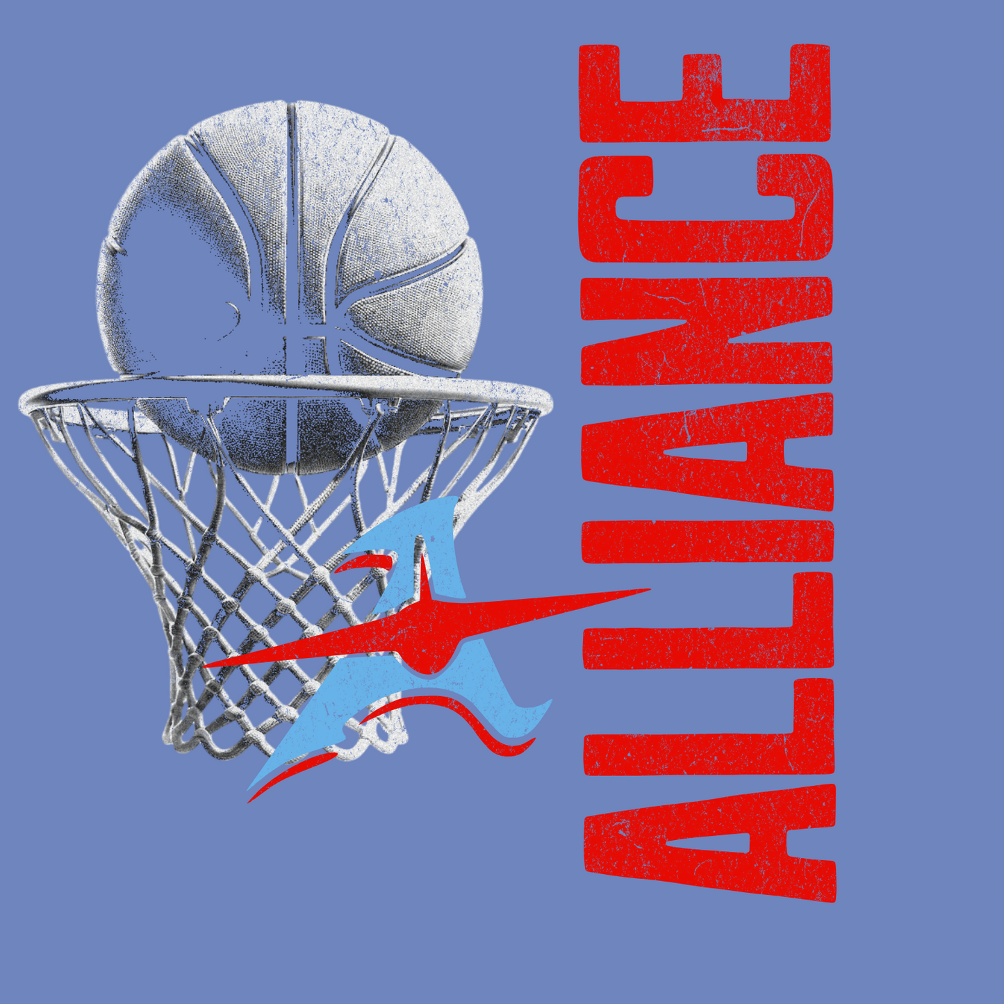 ALLIANCE AVIATORS Basketball PC55 Port & Company® Core Blend Tee 5
