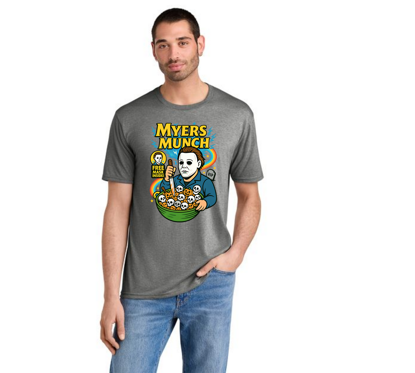 HALLOWEEN MYERS MUNCH DM130 District ® Perfect Tri Tee HW-3