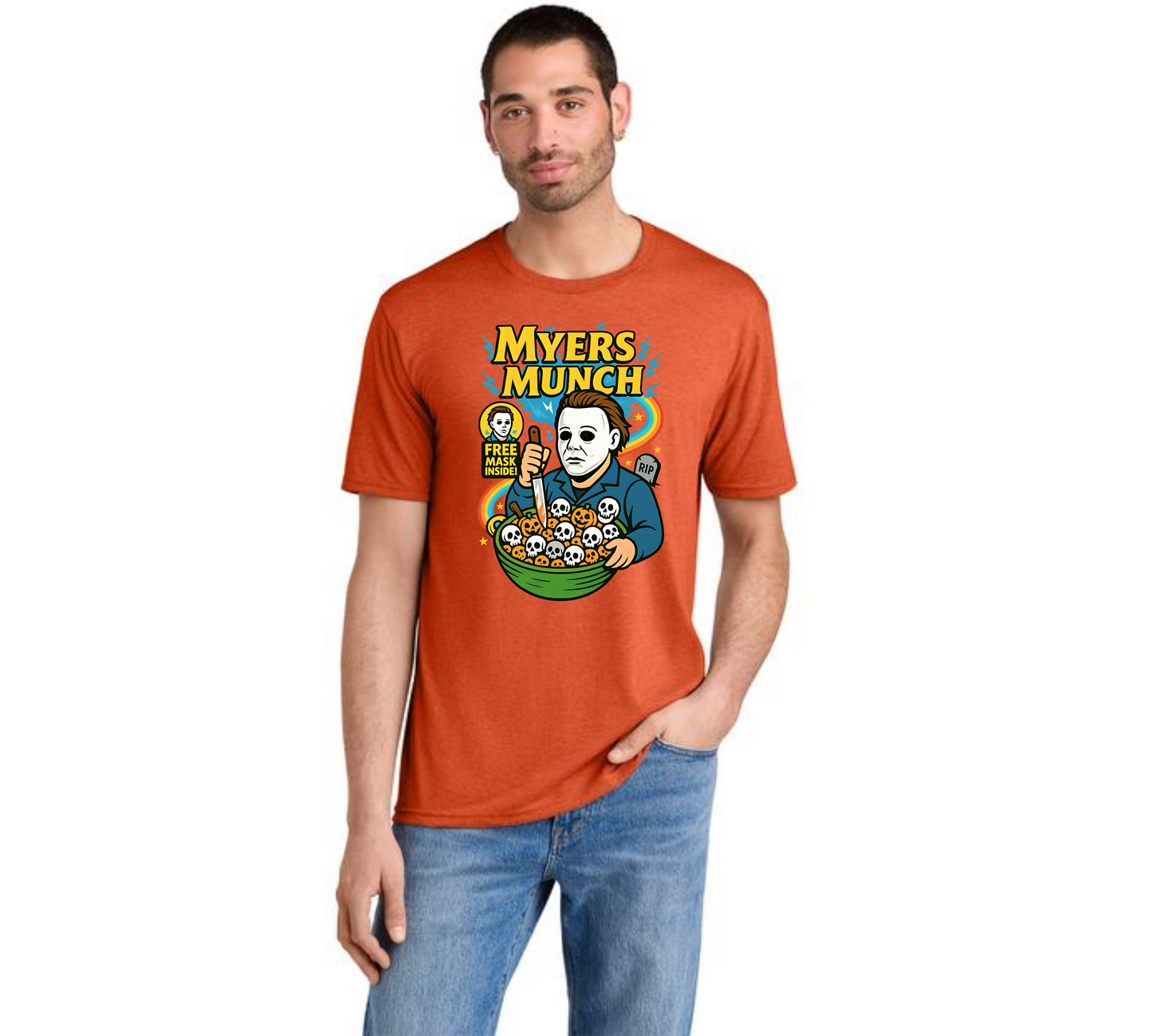 HALLOWEEN MYERS MUNCH DM130 District ® Perfect Tri Tee HW-3