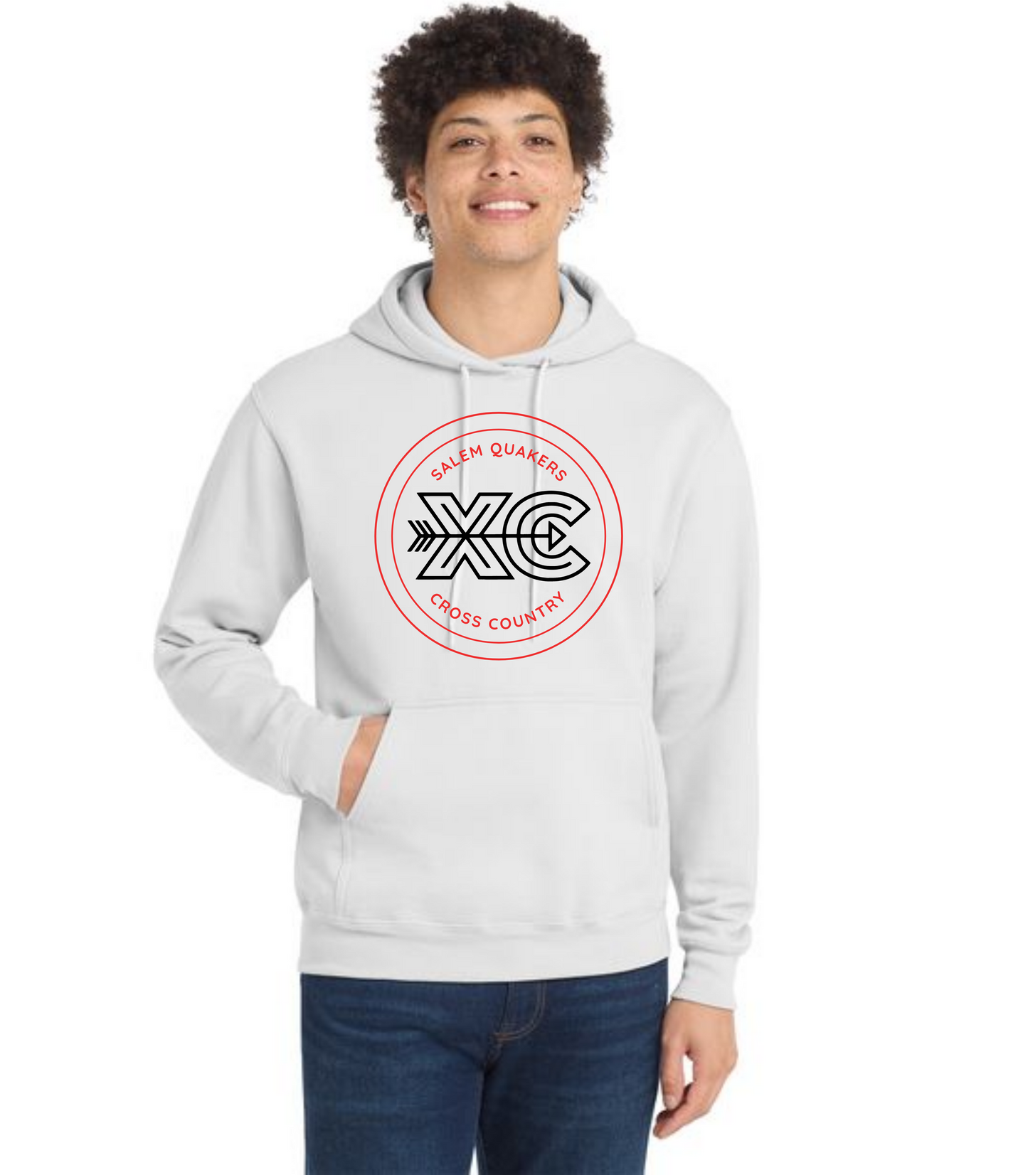 SALEM QUAKERS CROSS COUNTRY PC78H Port & Company® Core Fleece Pullover Hooded Sweatshirt 7
