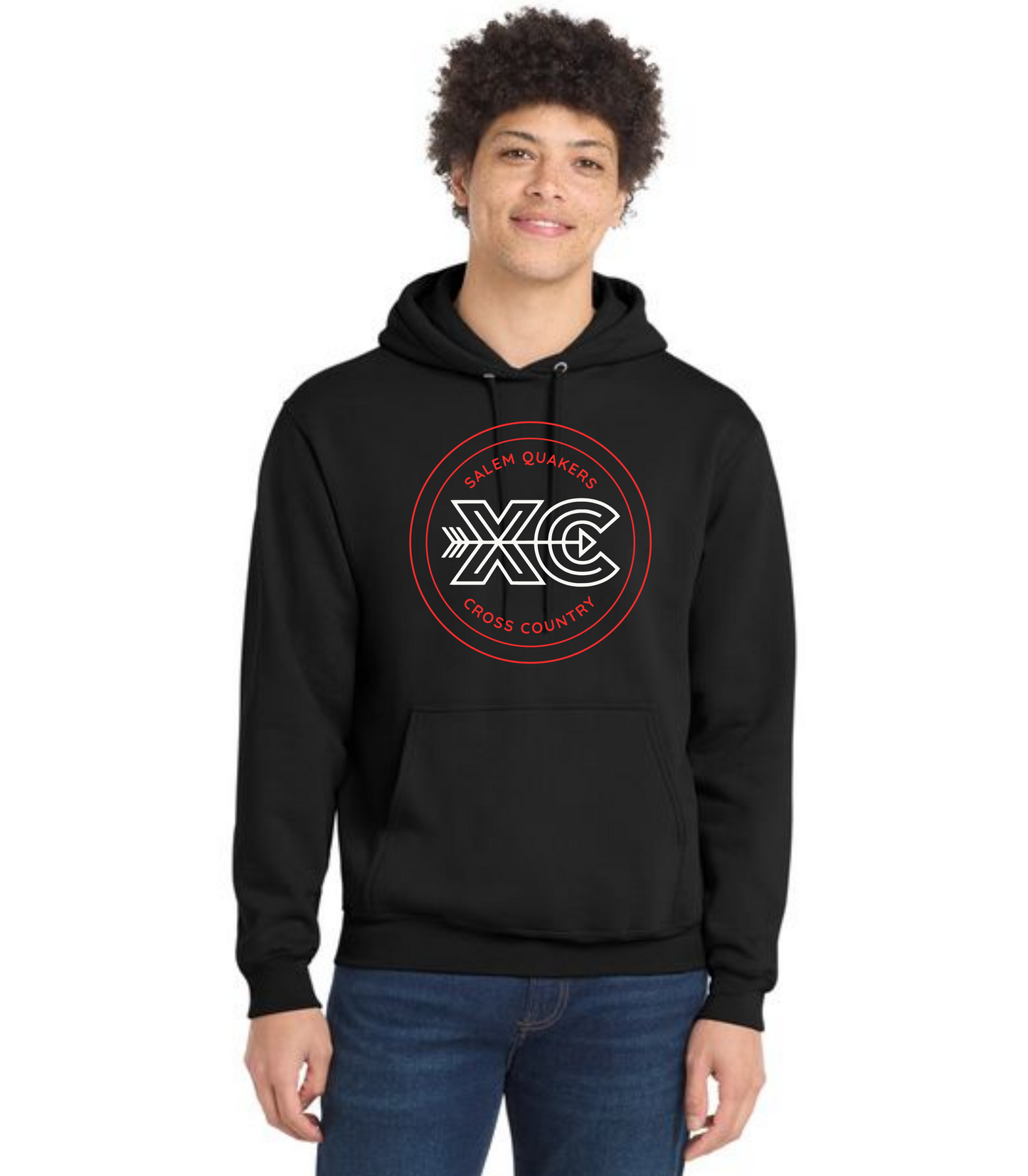 SALEM QUAKERS CROSS COUNTRY PC78H Port & Company® Core Fleece Pullover Hooded Sweatshirt 7