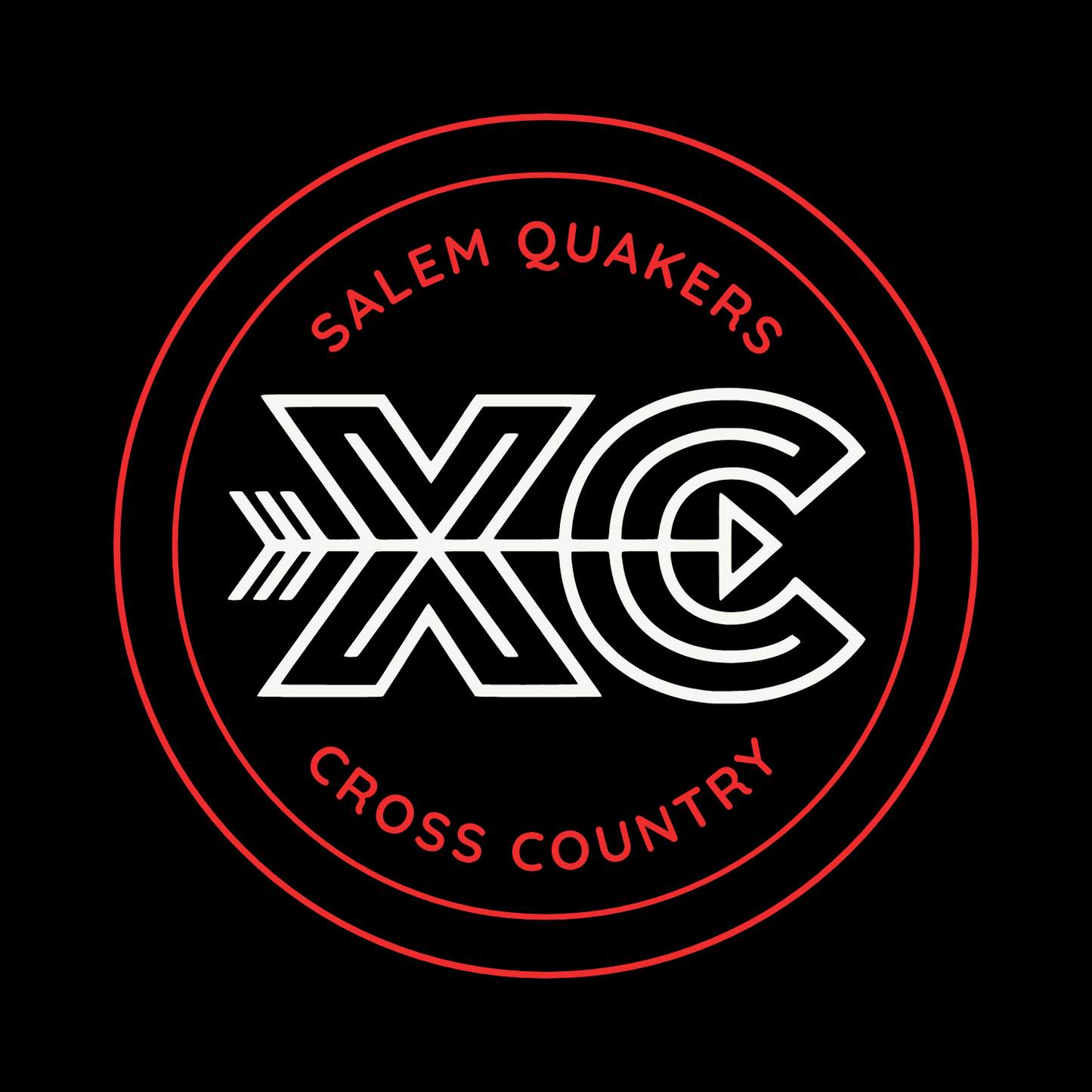 SALEM QUAKERS CROSS COUNTRY Gildan Softstyle® T-Shirt 7