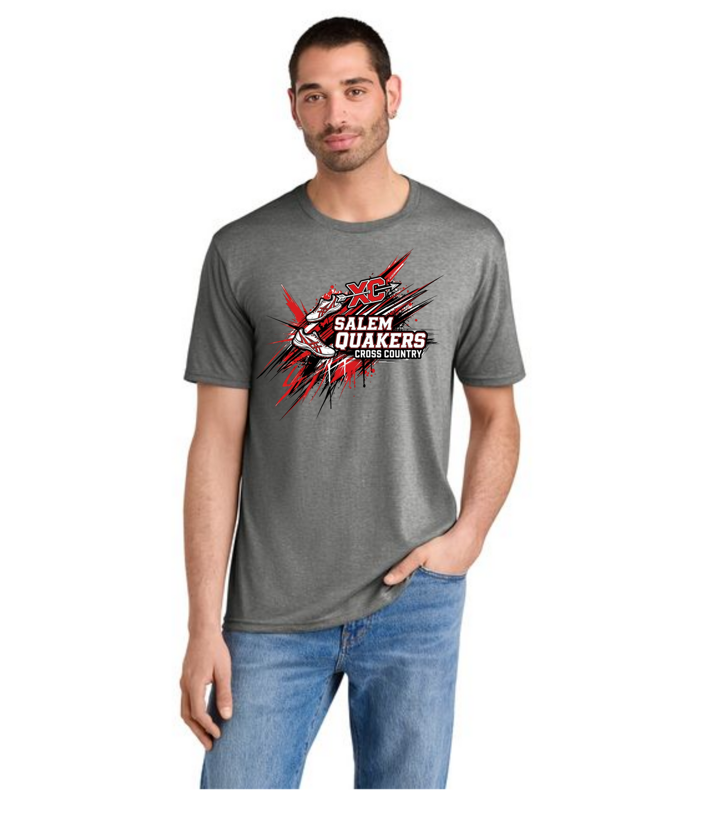 SALEM QUAKERS CROSS COUNTRY Gildan Softstyle® T-Shirt 8