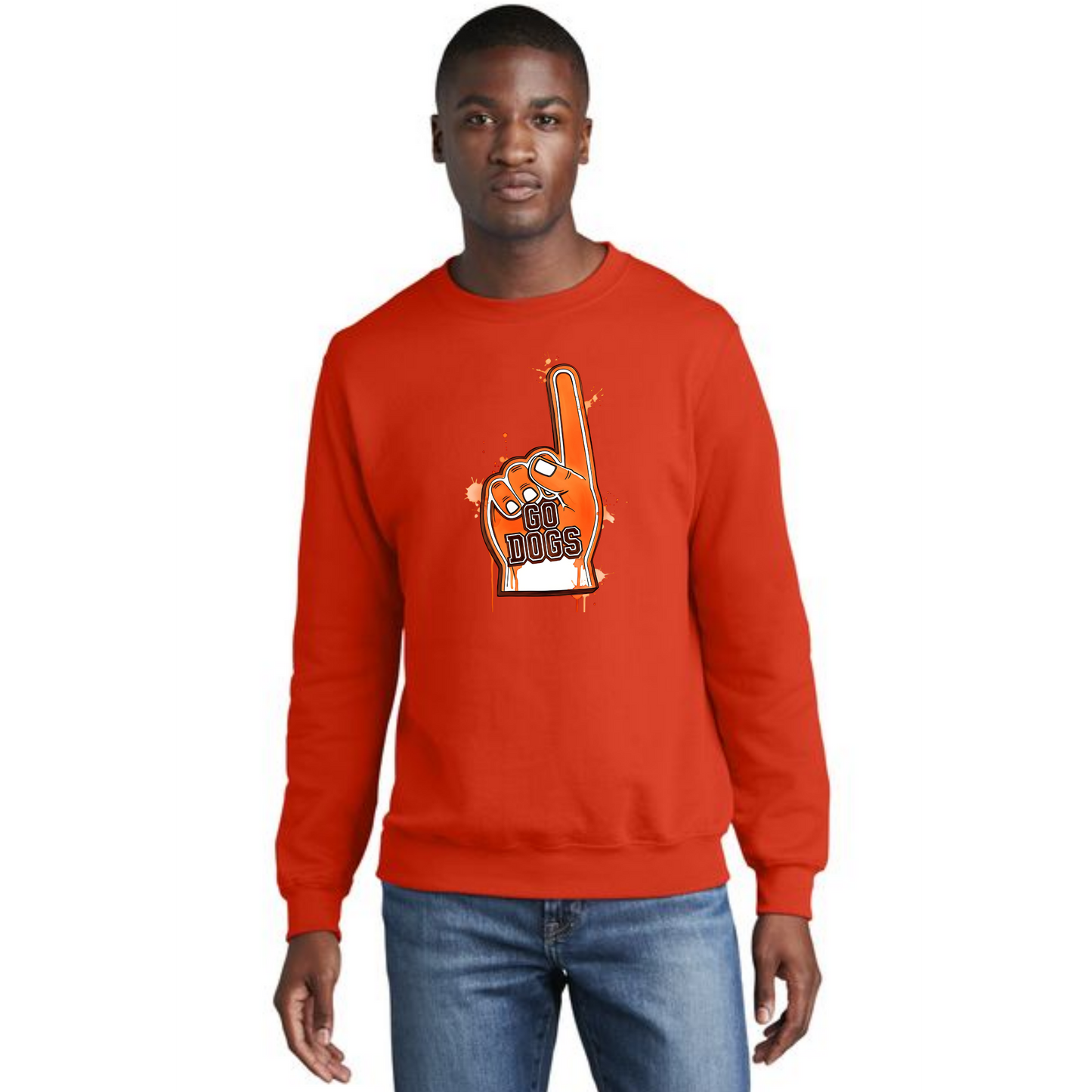 EAST PALESTINE FOOTBALL PC78 Core Fleece Crewneck Sweatshirt 1