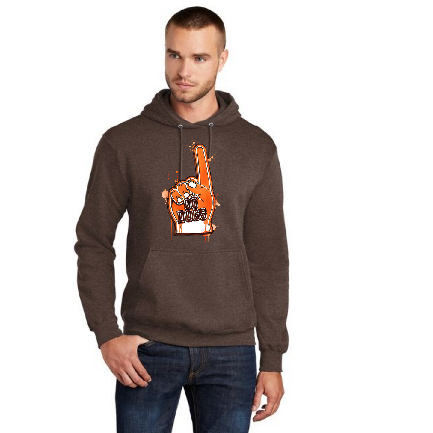 EAST PALESTINE FOOTBALL PC78H Port & Company® Core Fleece Pullover Hooded Sweatshirt 1