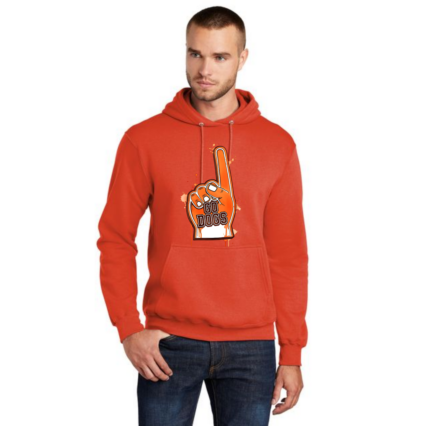 EAST PALESTINE FOOTBALL PC78H Port & Company® Core Fleece Pullover Hooded Sweatshirt 1