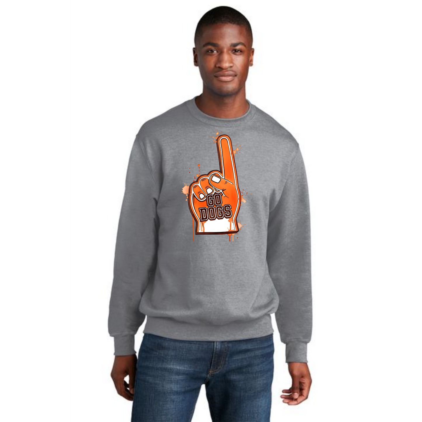 EAST PALESTINE FOOTBALL PC78 Core Fleece Crewneck Sweatshirt 1