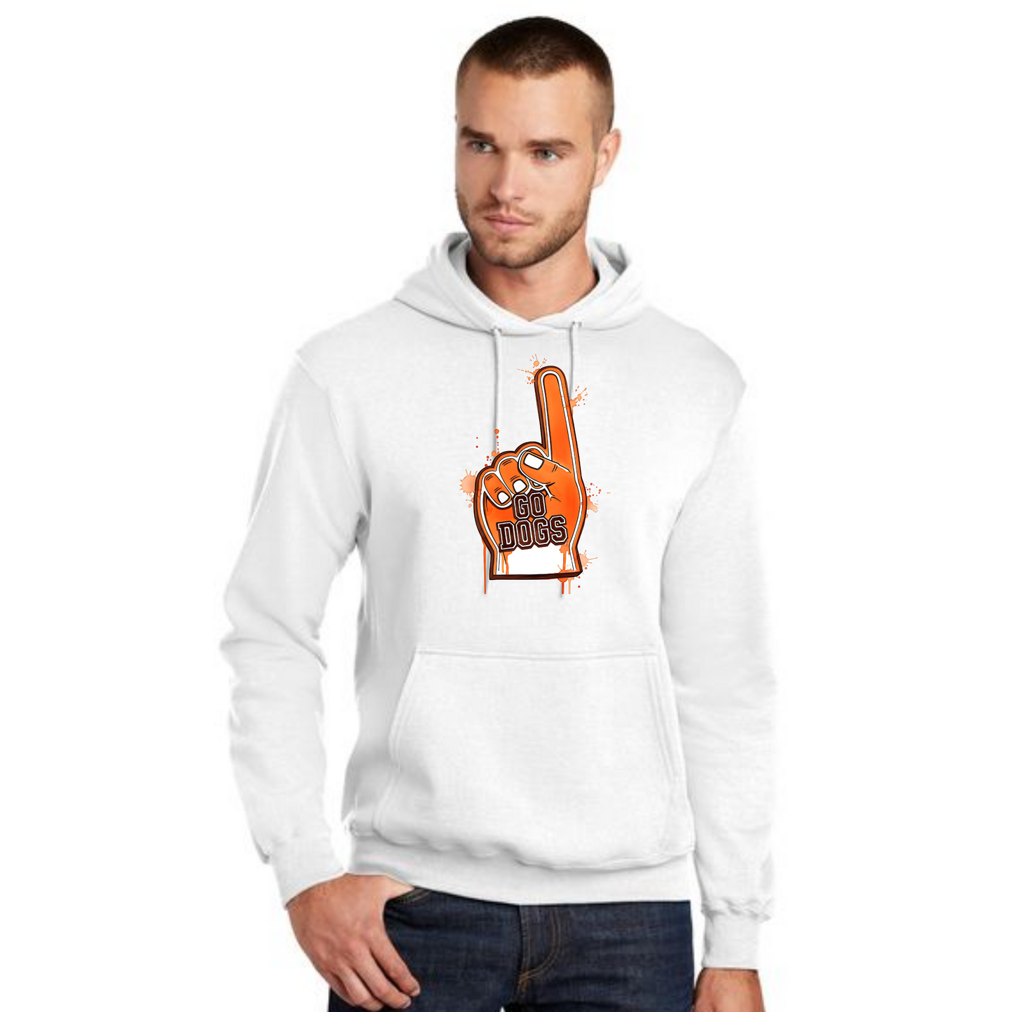 EAST PALESTINE FOOTBALL PC78H Port & Company® Core Fleece Pullover Hooded Sweatshirt 1