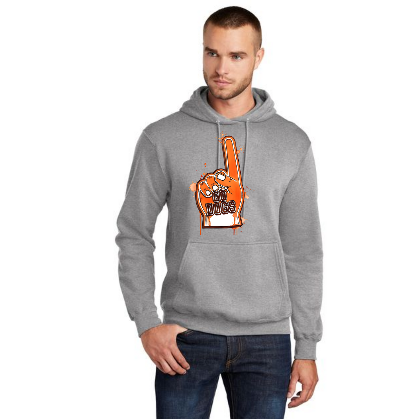 EAST PALESTINE FOOTBALL PC78H Port & Company® Core Fleece Pullover Hooded Sweatshirt 1