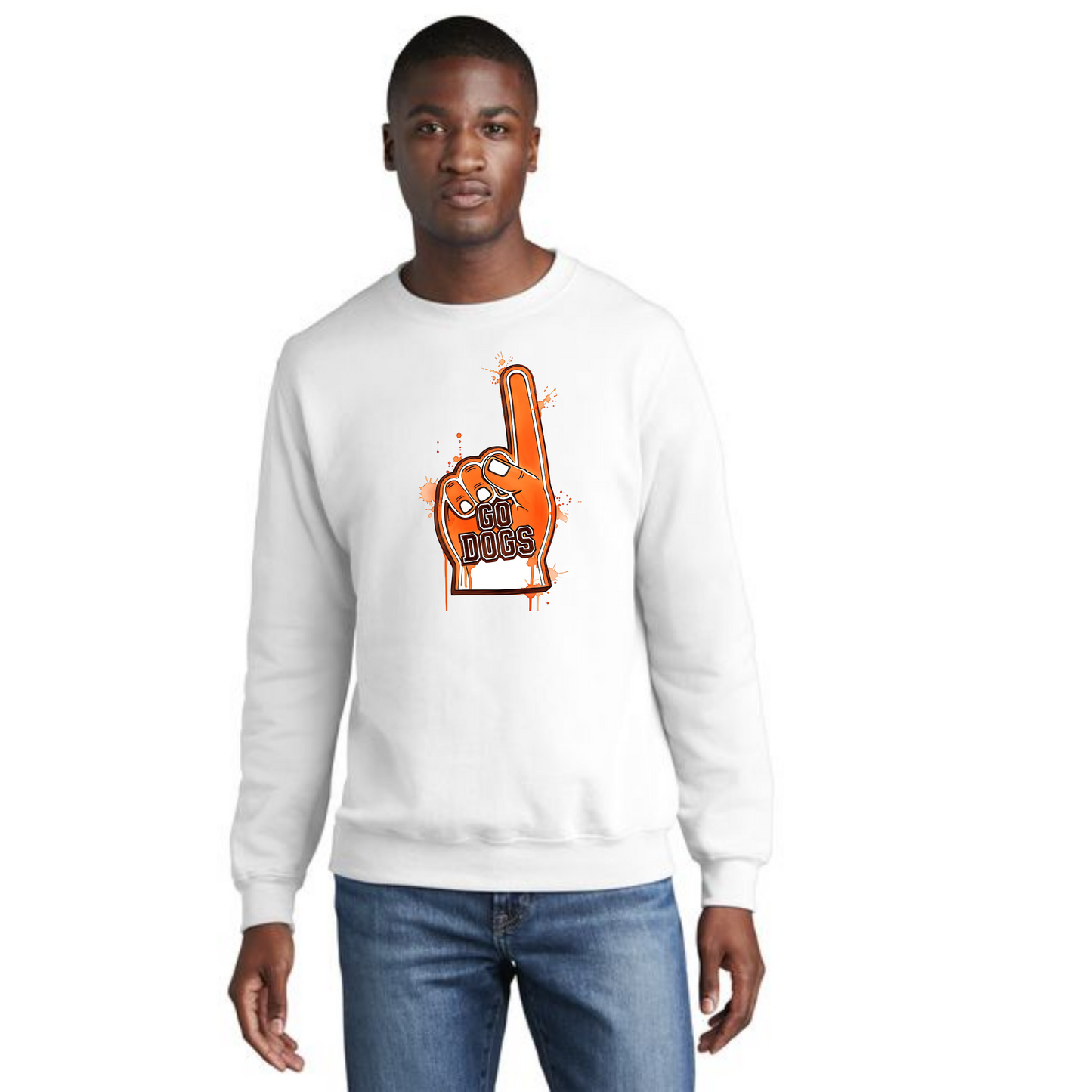 EAST PALESTINE FOOTBALL PC78 Core Fleece Crewneck Sweatshirt 1