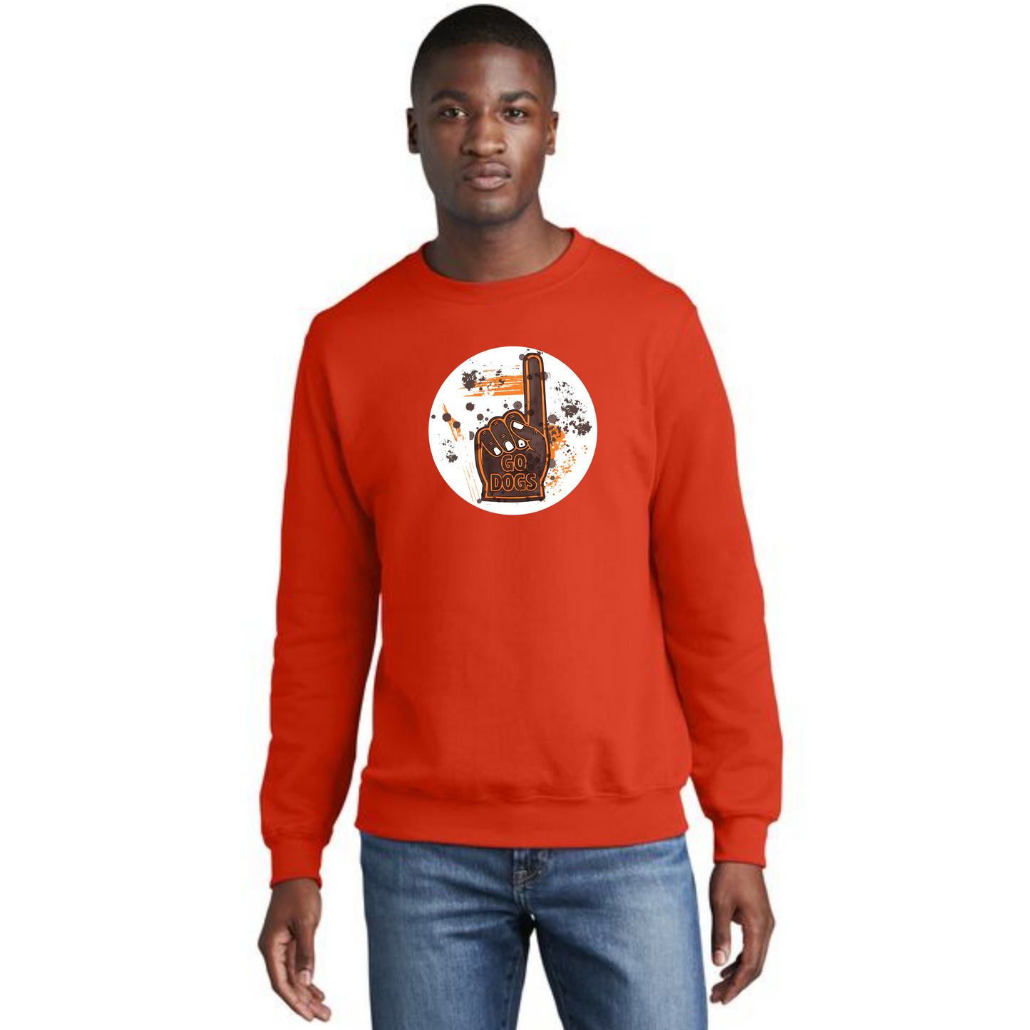 EAST PALESTINE FOOTBALL PC78 Core Fleece Crewneck Sweatshirt 2