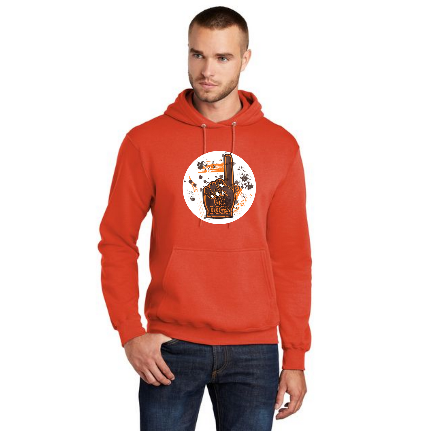 EAST PALESTINE FOOTBALL PC78H Port & Company® Core Fleece Pullover Hooded Sweatshirt 2