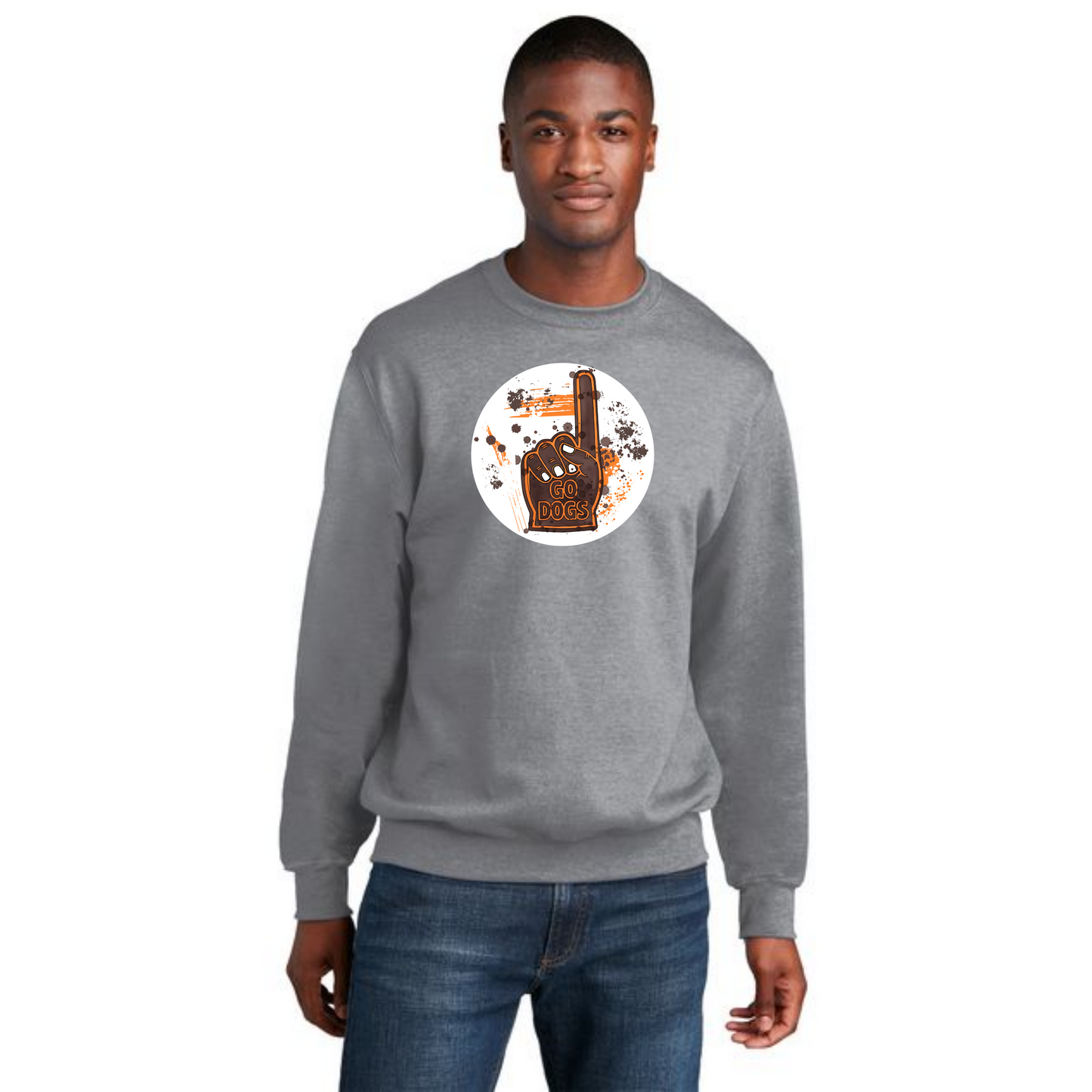EAST PALESTINE FOOTBALL PC78 Core Fleece Crewneck Sweatshirt 2