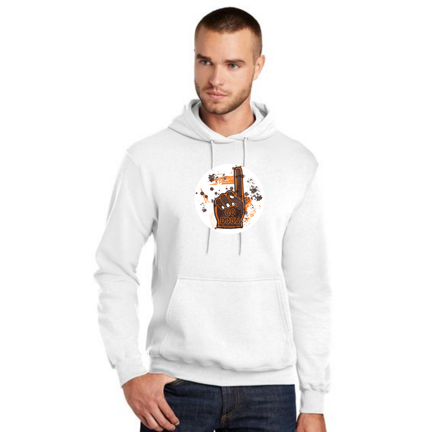 EAST PALESTINE FOOTBALL PC78H Port & Company® Core Fleece Pullover Hooded Sweatshirt 2