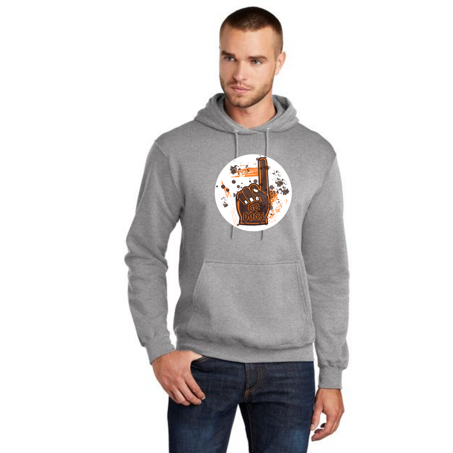 EAST PALESTINE FOOTBALL PC78H Port & Company® Core Fleece Pullover Hooded Sweatshirt 2