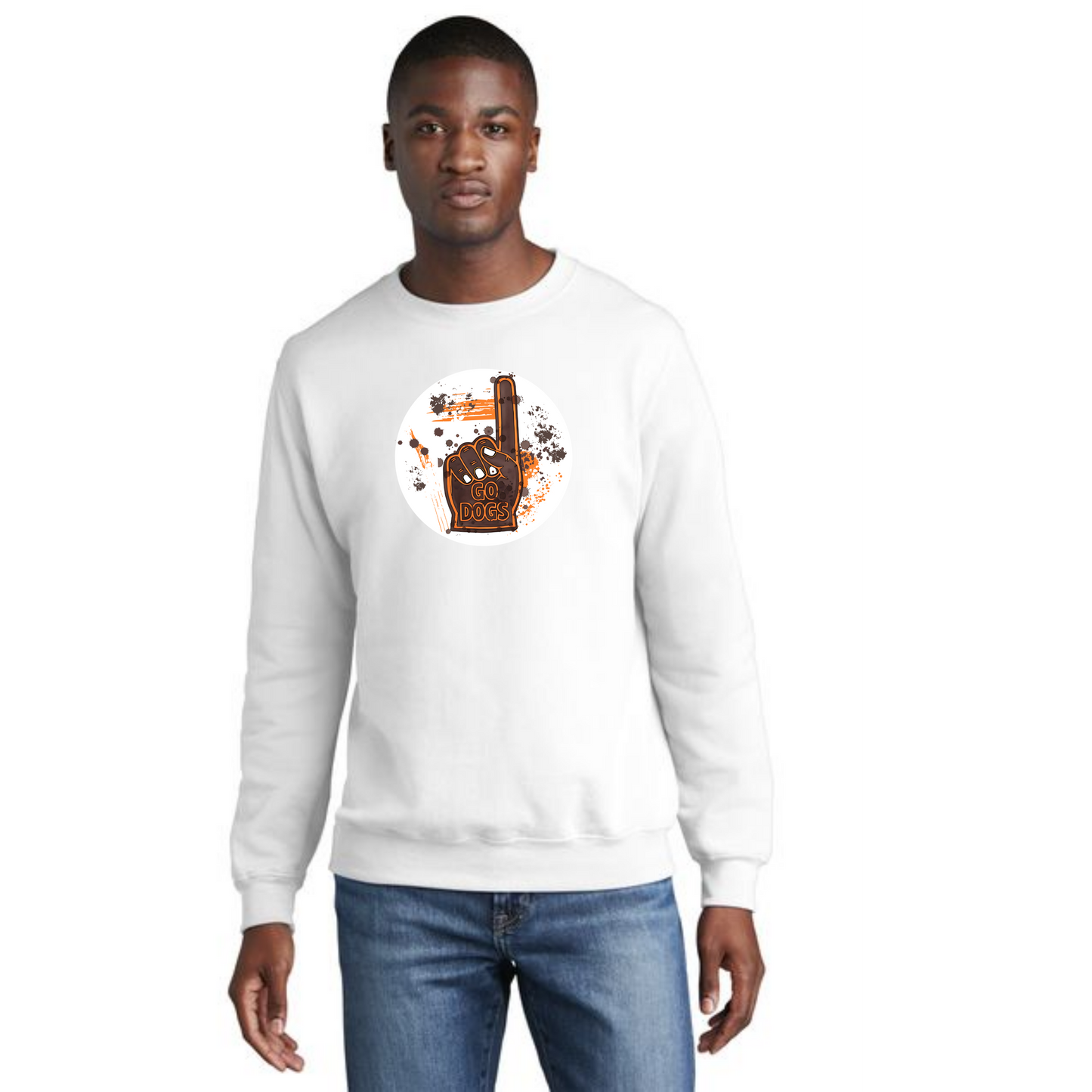 EAST PALESTINE FOOTBALL PC78 Core Fleece Crewneck Sweatshirt 2