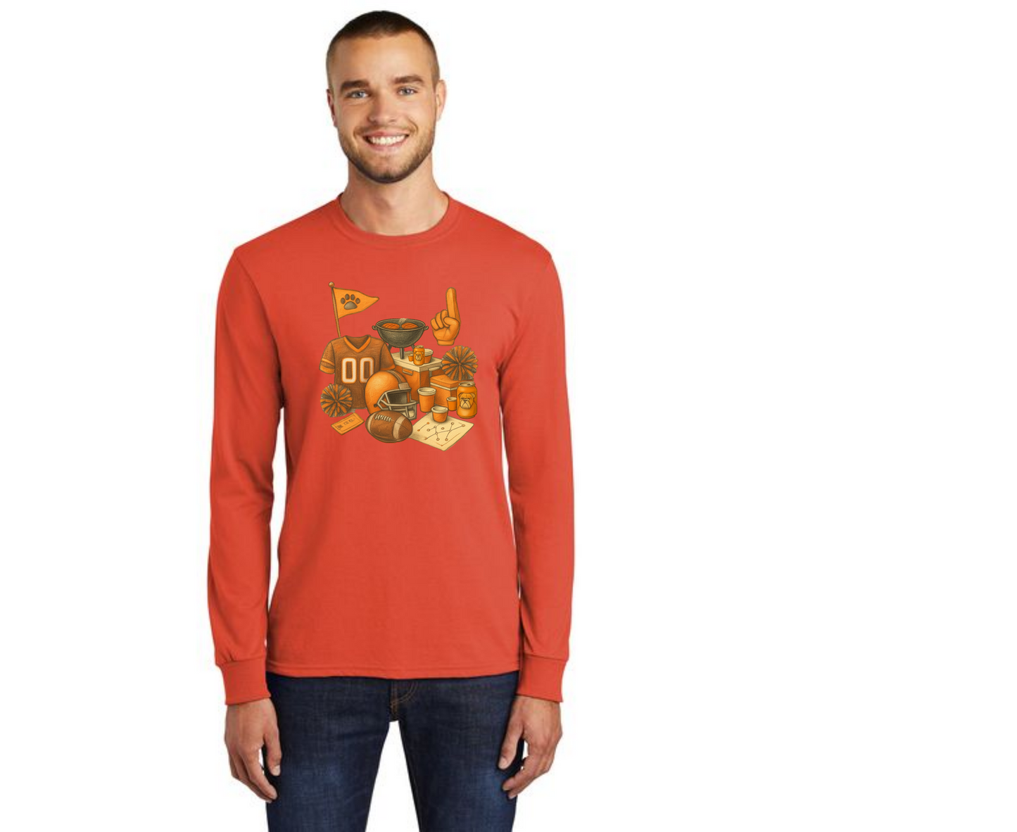 EAST PALESTINE FOOTBALL PC54LS Long Sleeve Core Cotton Tee 3