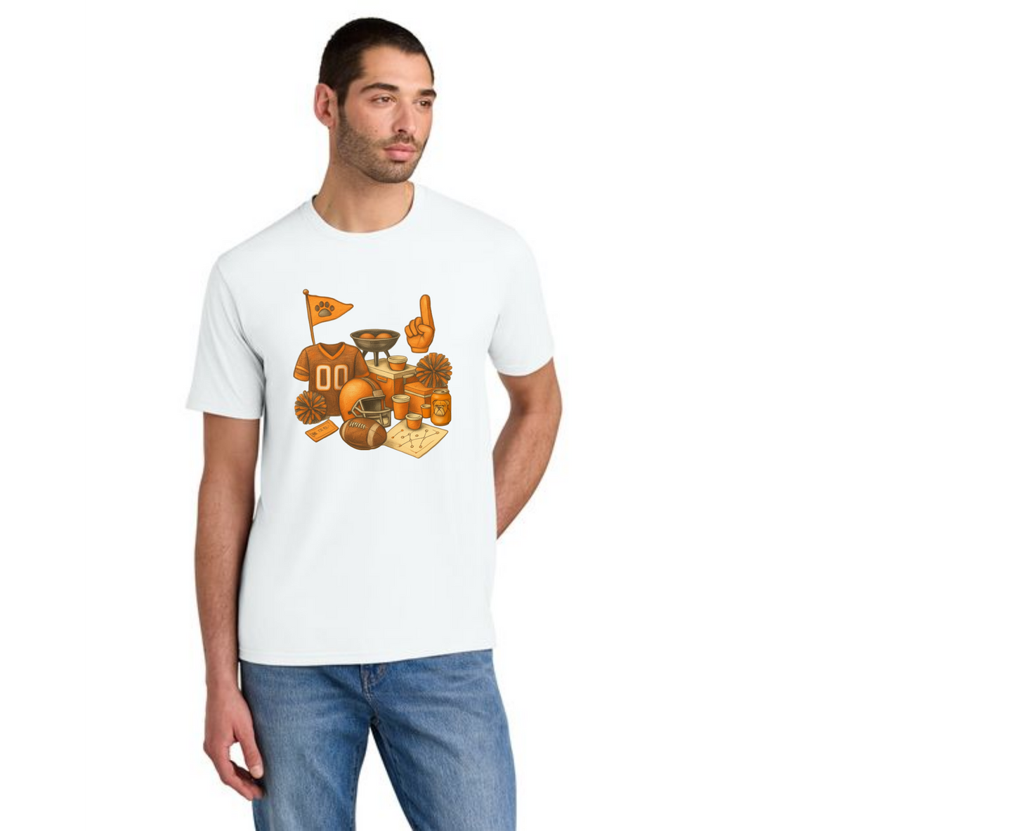 EAST PALESTINE BULLDOGS FOOTBALL DM130 District® Perfect Tri® Tee 3