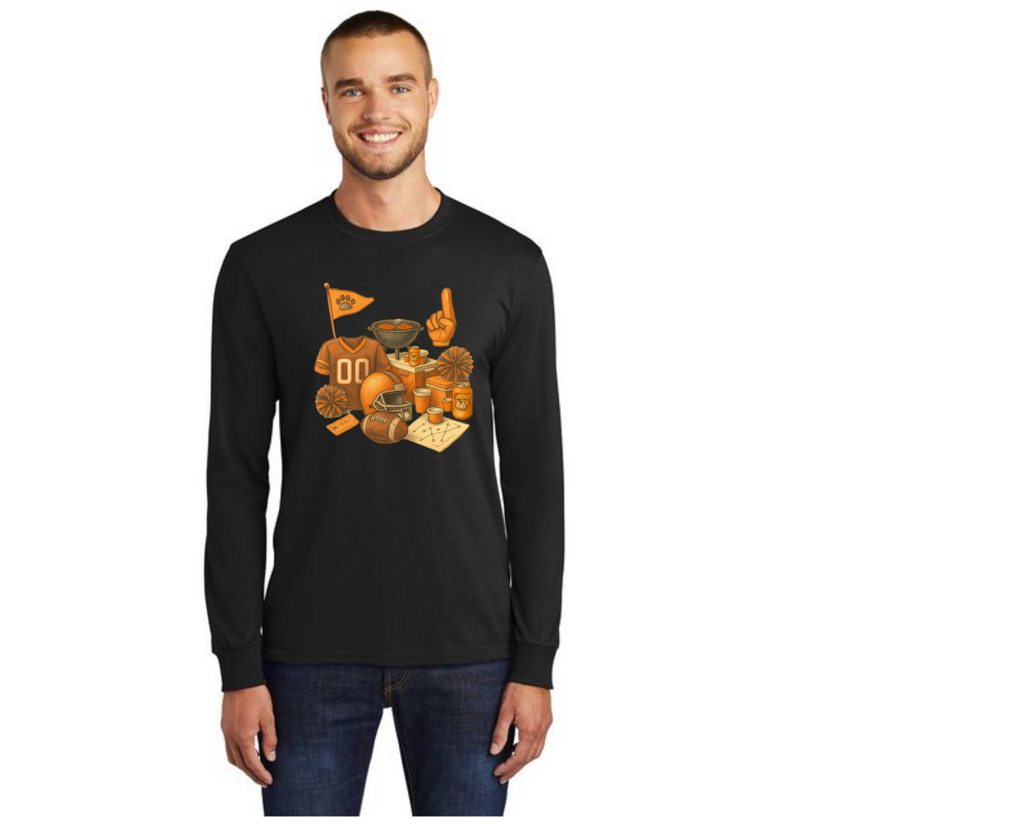 EAST PALESTINE FOOTBALL PC54LS Long Sleeve Core Cotton Tee 3