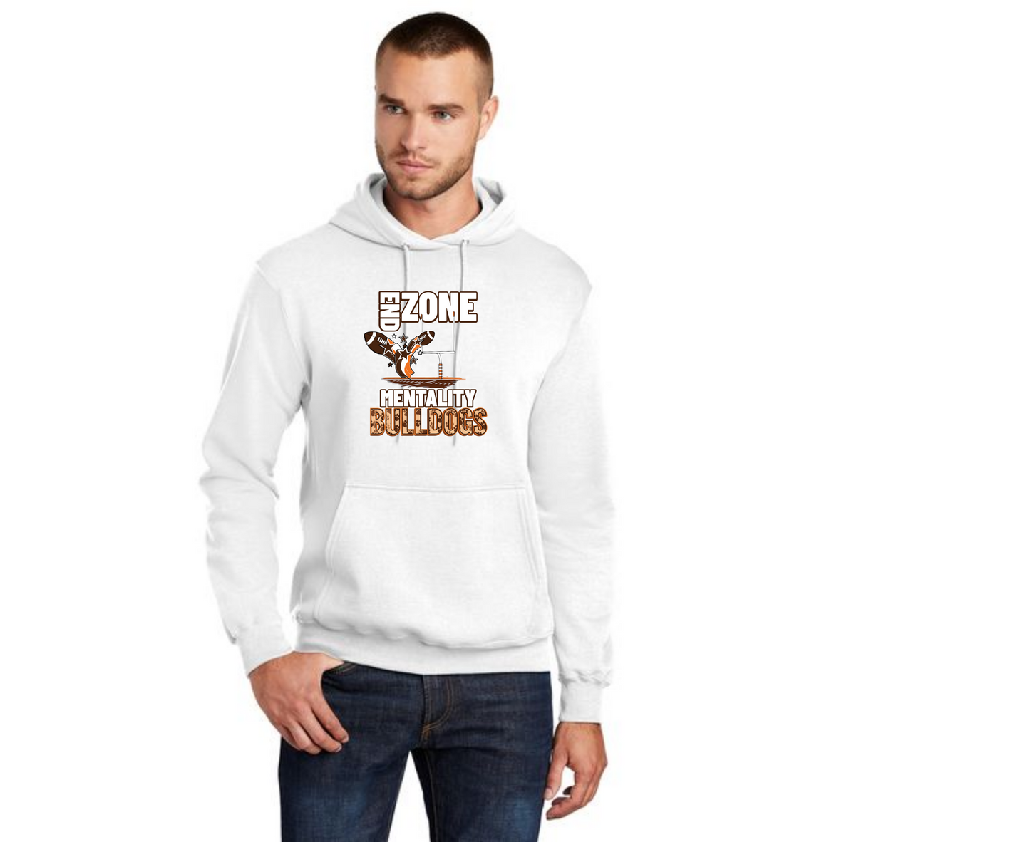 EAST PALESTINE FOOTBALL PC78H Port & Company® Core Fleece Pullover Hooded Sweatshirt 4