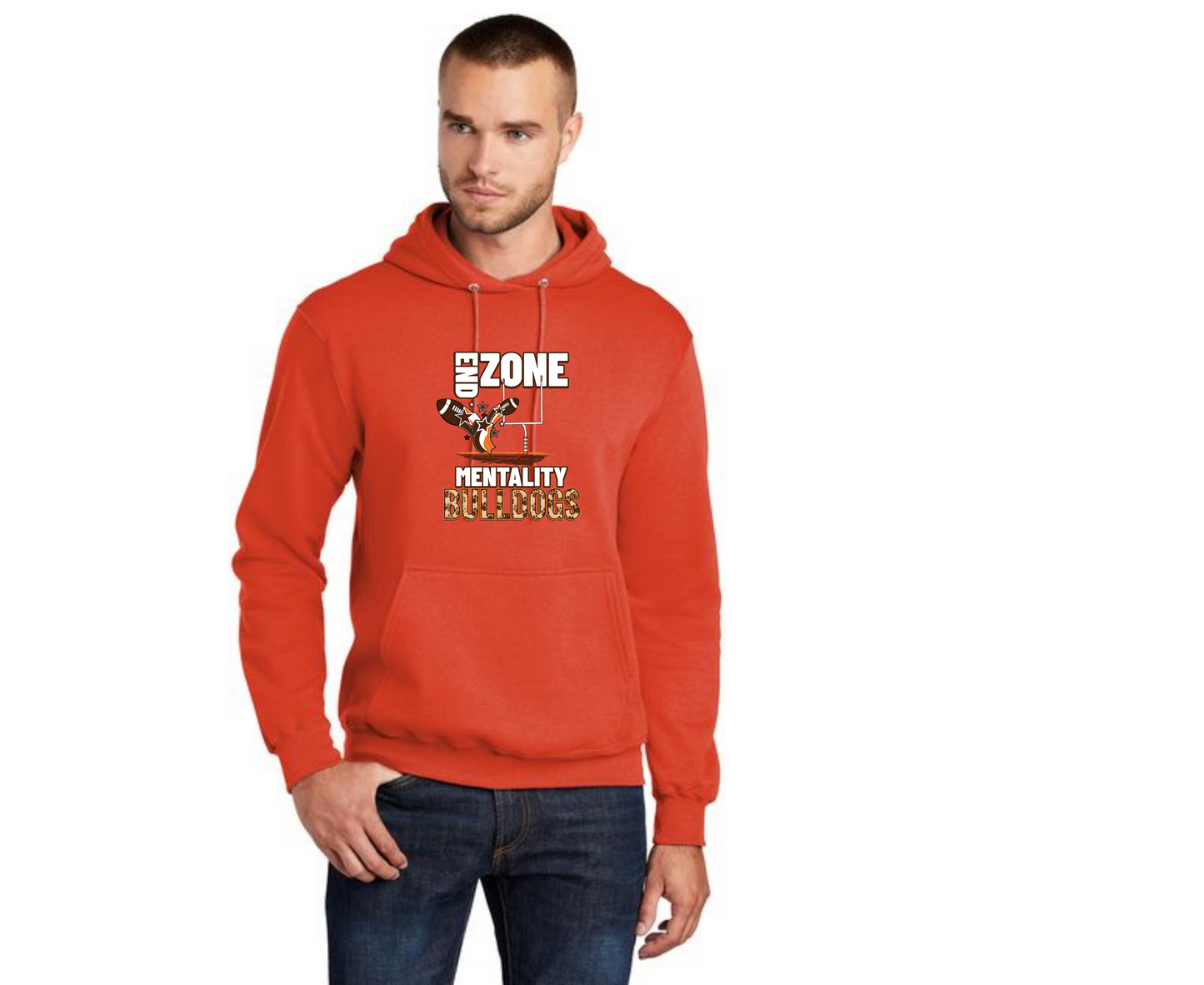 EAST PALESTINE FOOTBALL PC78H Port & Company® Core Fleece Pullover Hooded Sweatshirt 4
