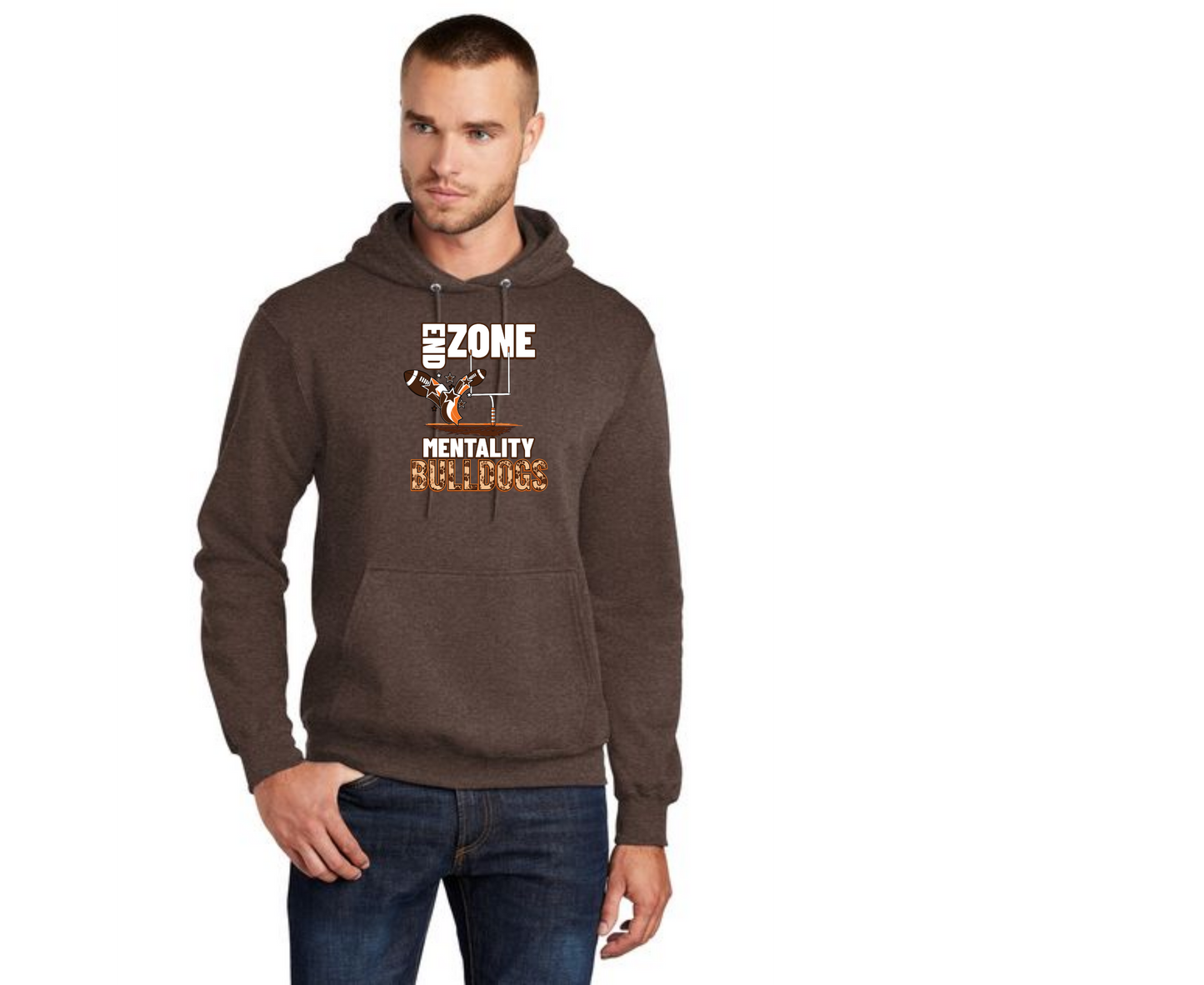 EAST PALESTINE FOOTBALL PC78H Port & Company® Core Fleece Pullover Hooded Sweatshirt 4