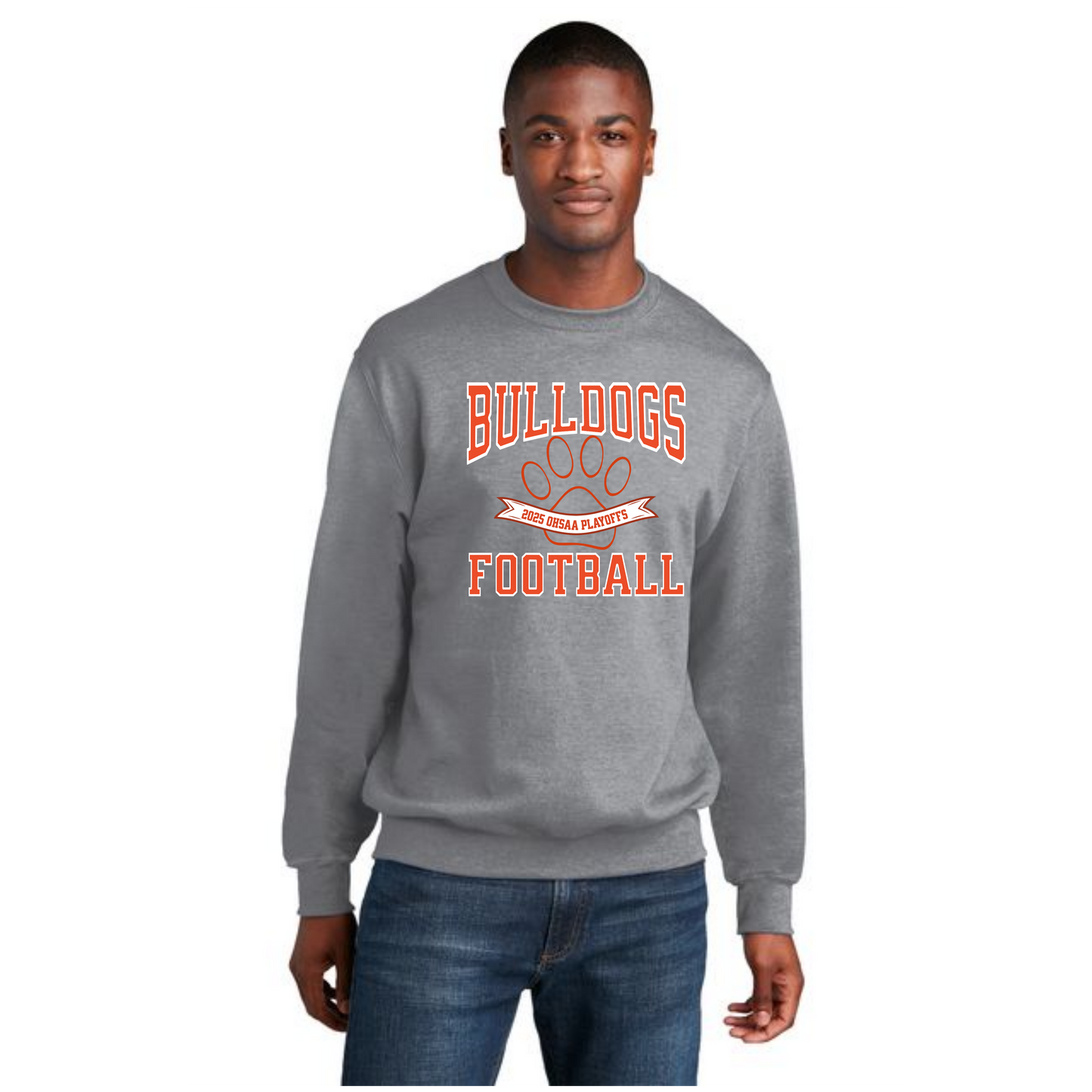 EAST PALESTINE FOOTBALL PC78 Core Fleece Crewneck Sweatshirt 25
