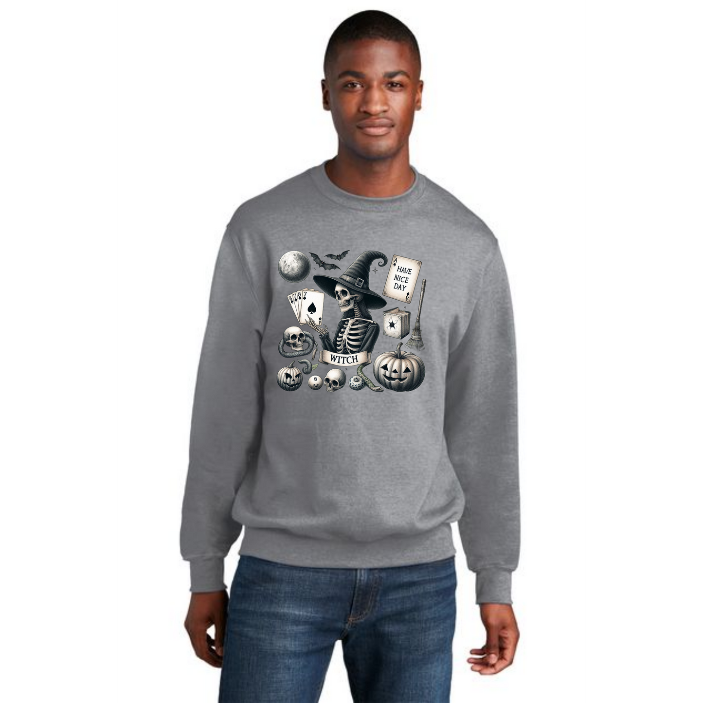 HALLOWEEN Port & Company® Core Fleece Crewneck Sweatshirt HW-28