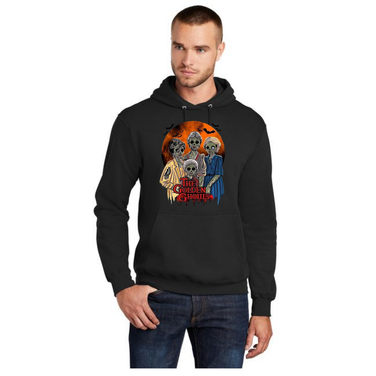 HALLOWEEN PC78H Port & Company® Core Fleece Pullover Hooded Sweatshirt HW-29