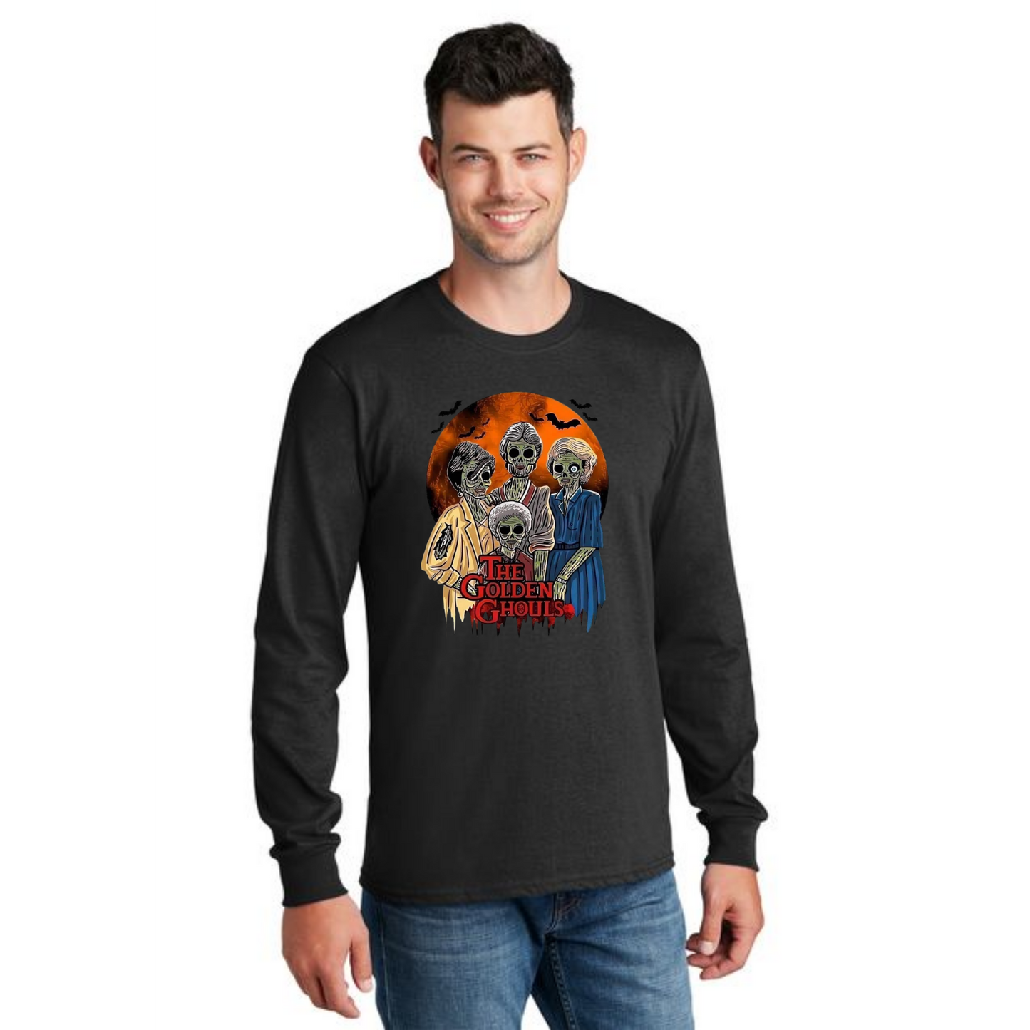 HALLOWEEN PC55LS Port & Company® Long Sleeve Core Cotton Tee HW-29