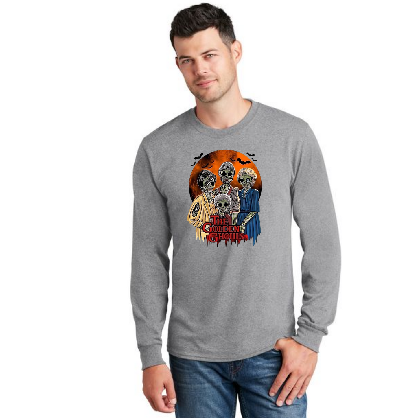 HALLOWEEN PC55LS Port & Company® Long Sleeve Core Cotton Tee HW-29