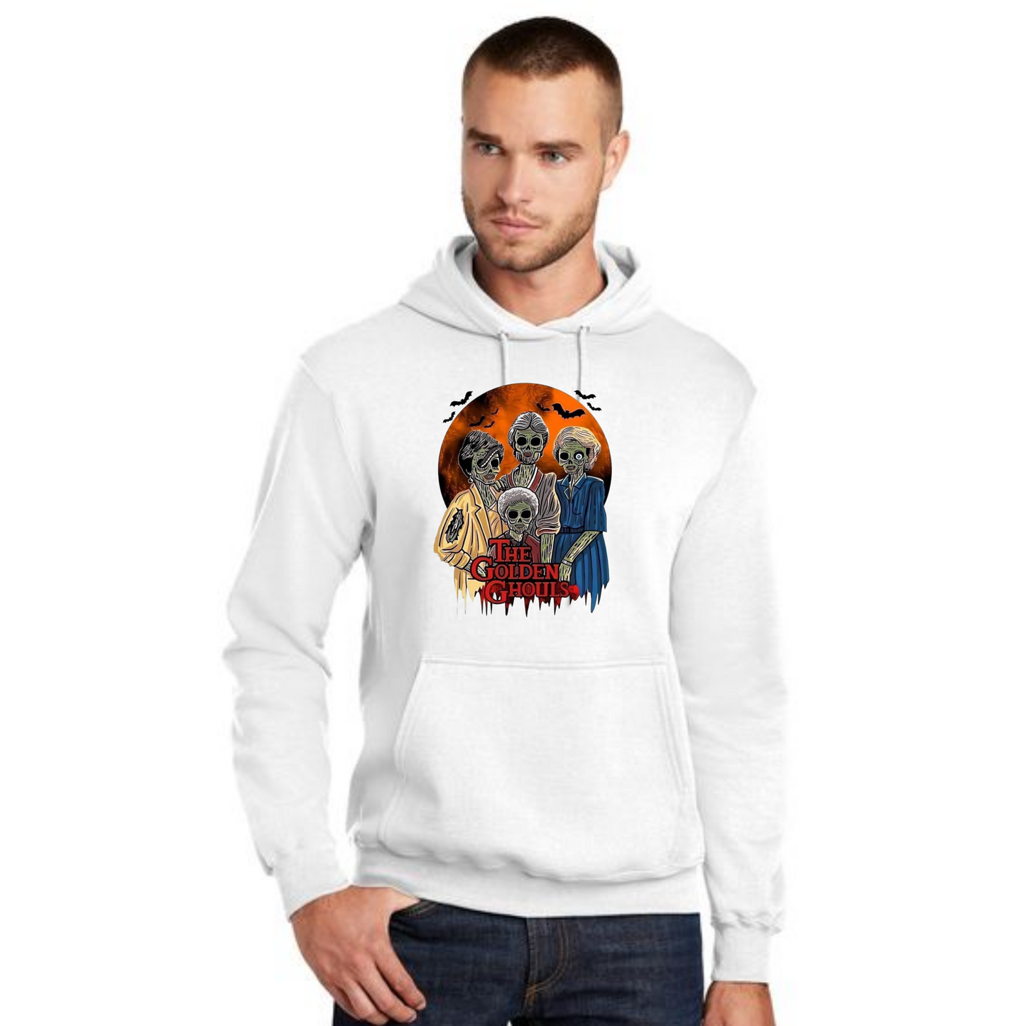 HALLOWEEN PC78H Port & Company® Core Fleece Pullover Hooded Sweatshirt HW-29