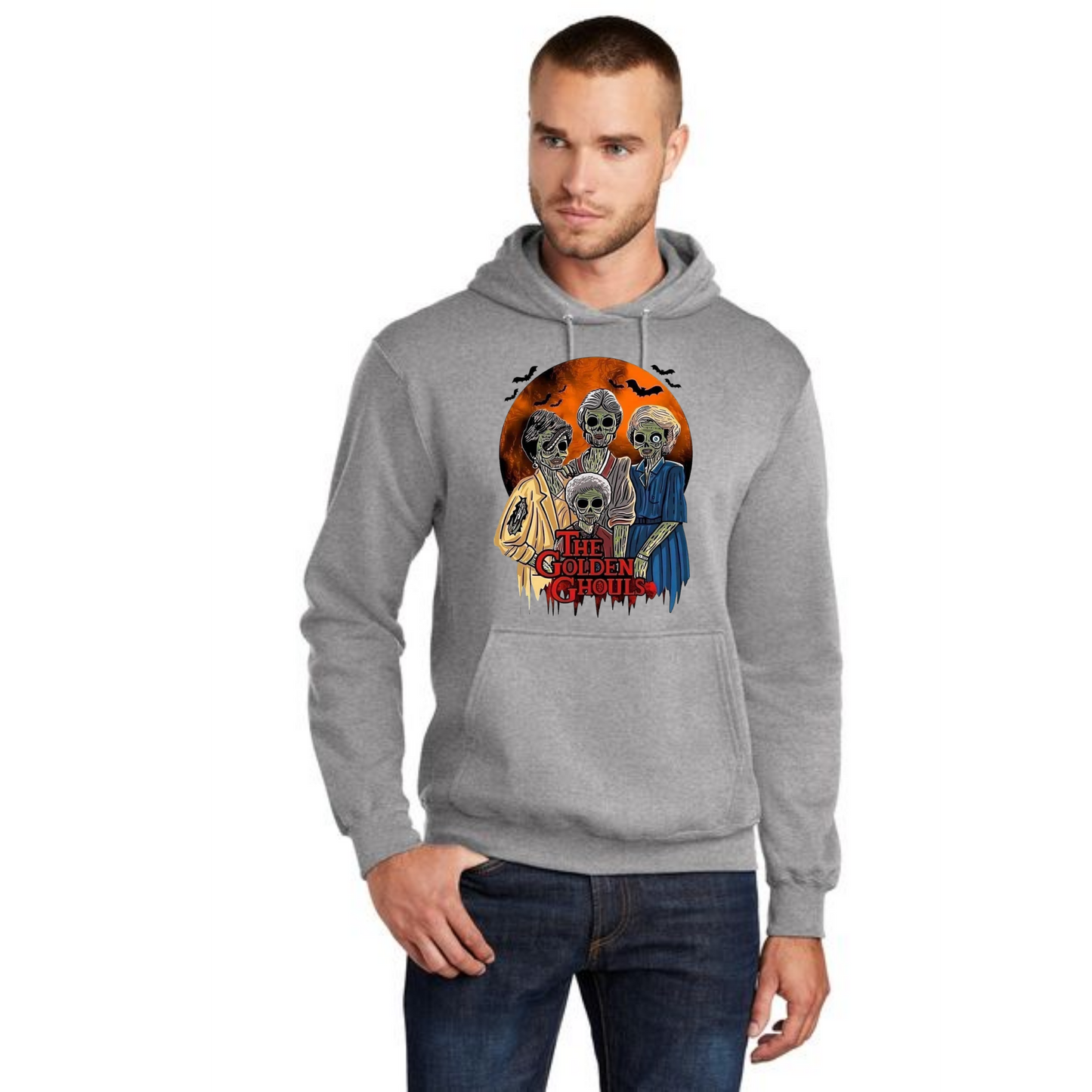 HALLOWEEN PC78H Port & Company® Core Fleece Pullover Hooded Sweatshirt HW-29