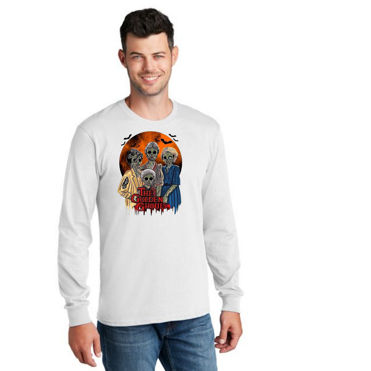 HALLOWEEN PC55LS Port & Company® Long Sleeve Core Cotton Tee HW-29