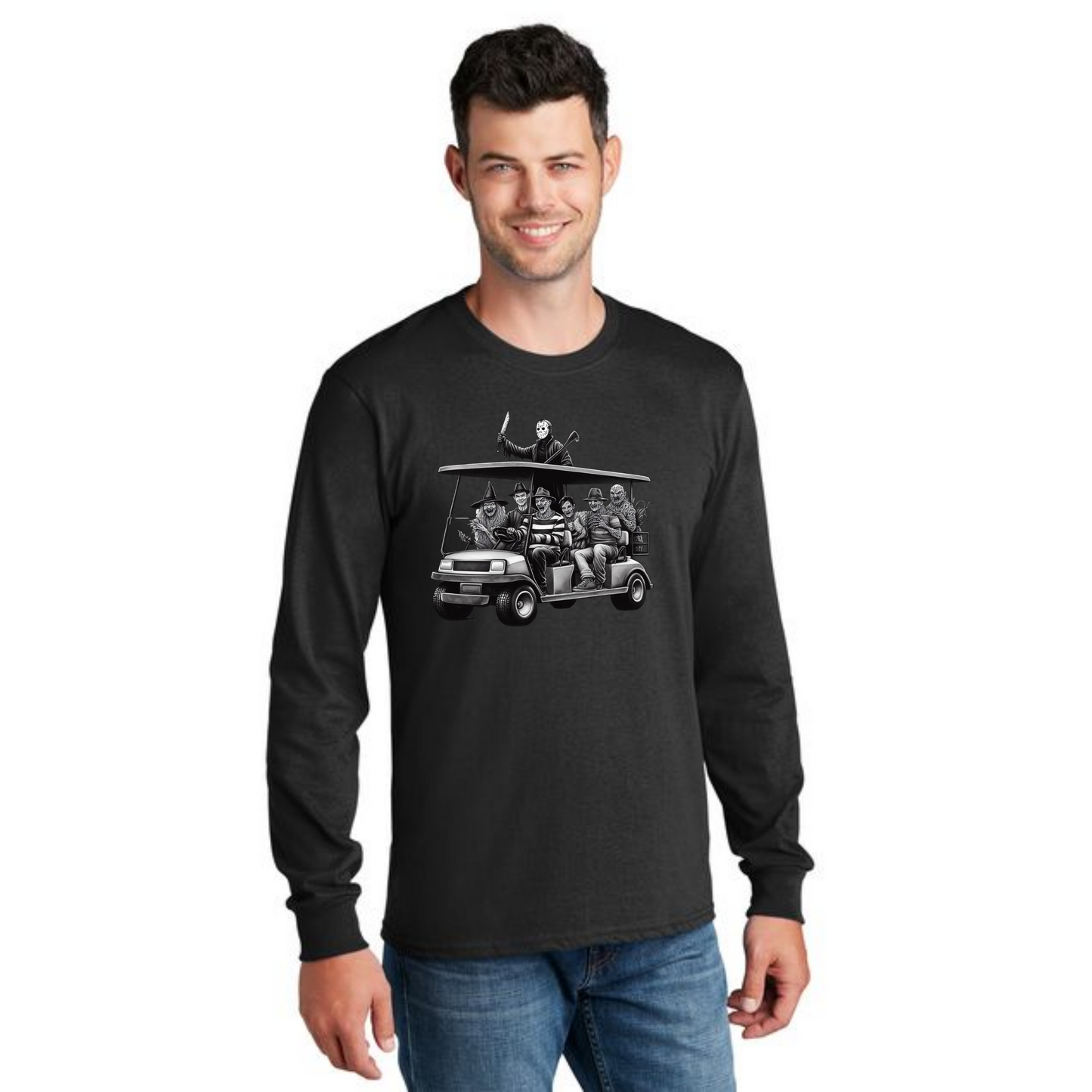 HALLOWEEN PC55LS Port & Company® Long Sleeve Core Cotton Tee HW-30