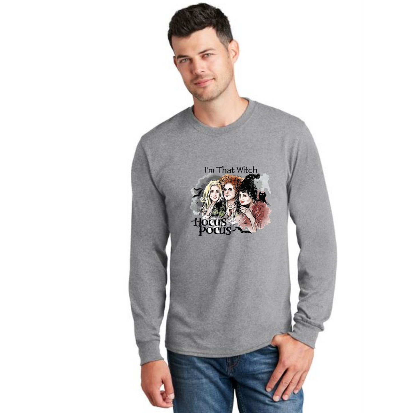 HALLOWEEN PC55LS Port & Company® Long Sleeve Core Cotton Tee HW-31