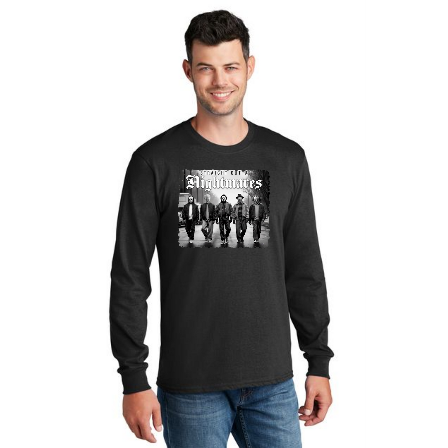 HALLOWEEN PC55LS Port & Company® Long Sleeve Core Cotton Tee HW-32